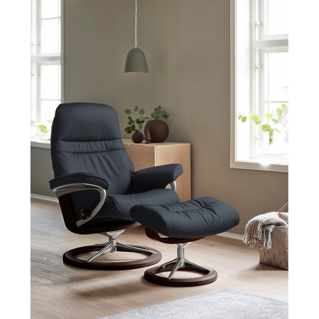 Stressless® Relaxsessel »Sunrise«, (Set, Relaxsessel mit Hocker)