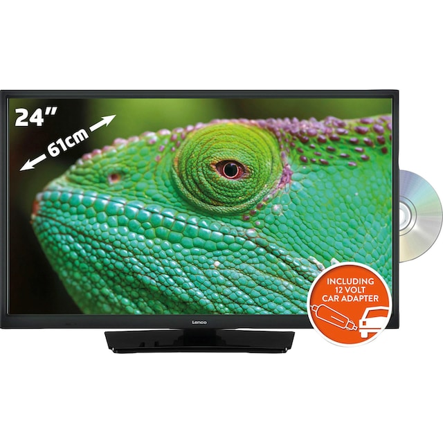 Lenco LED-Fernseher »LED-2423BK - mit 12-V-Verbindung«, 61 cm/24 Zoll, HD ➥  3 Jahre XXL Garantie | UNIVERSAL