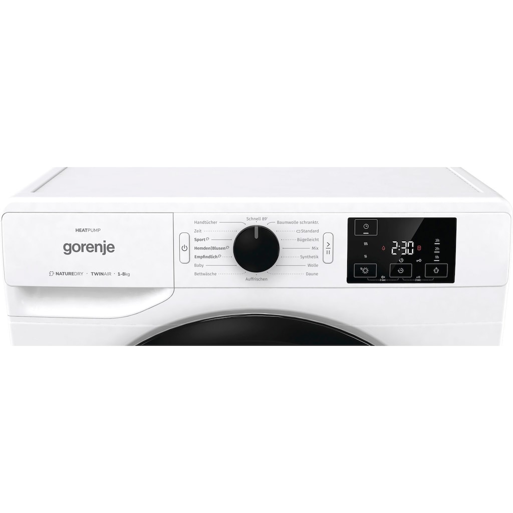 GORENJE Wärmepumpentrockner »DNE 82/GN«, 8 kg