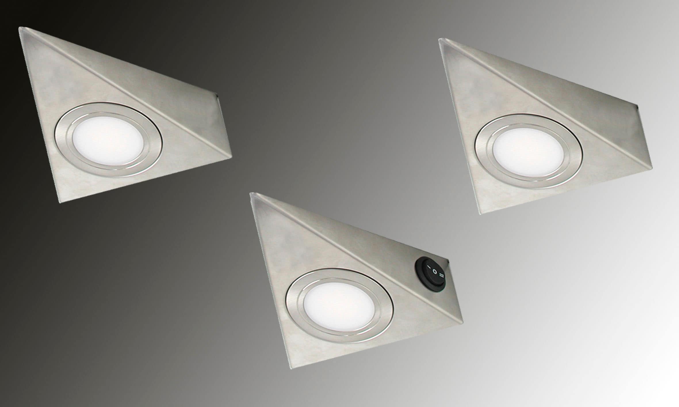 EVOTEC Unterschrankleuchte »DHL CS« LED-Board 3 Stk. Neutralweiß | Warmweiß