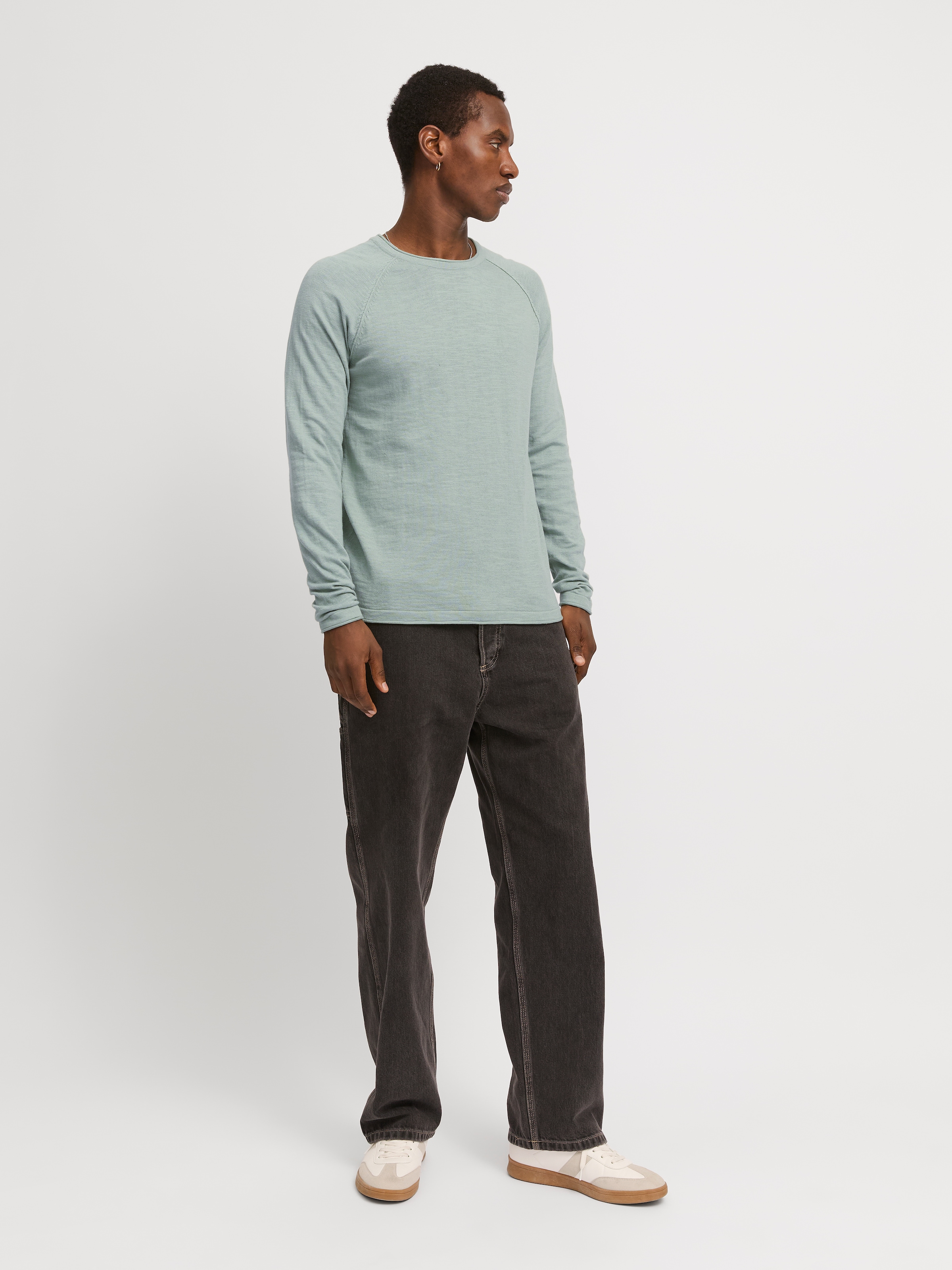 Jack & Jones Rundhalspullover »JJEBREEZE KNIT CREW NECK SN«, mit Rundhalsausschnitt