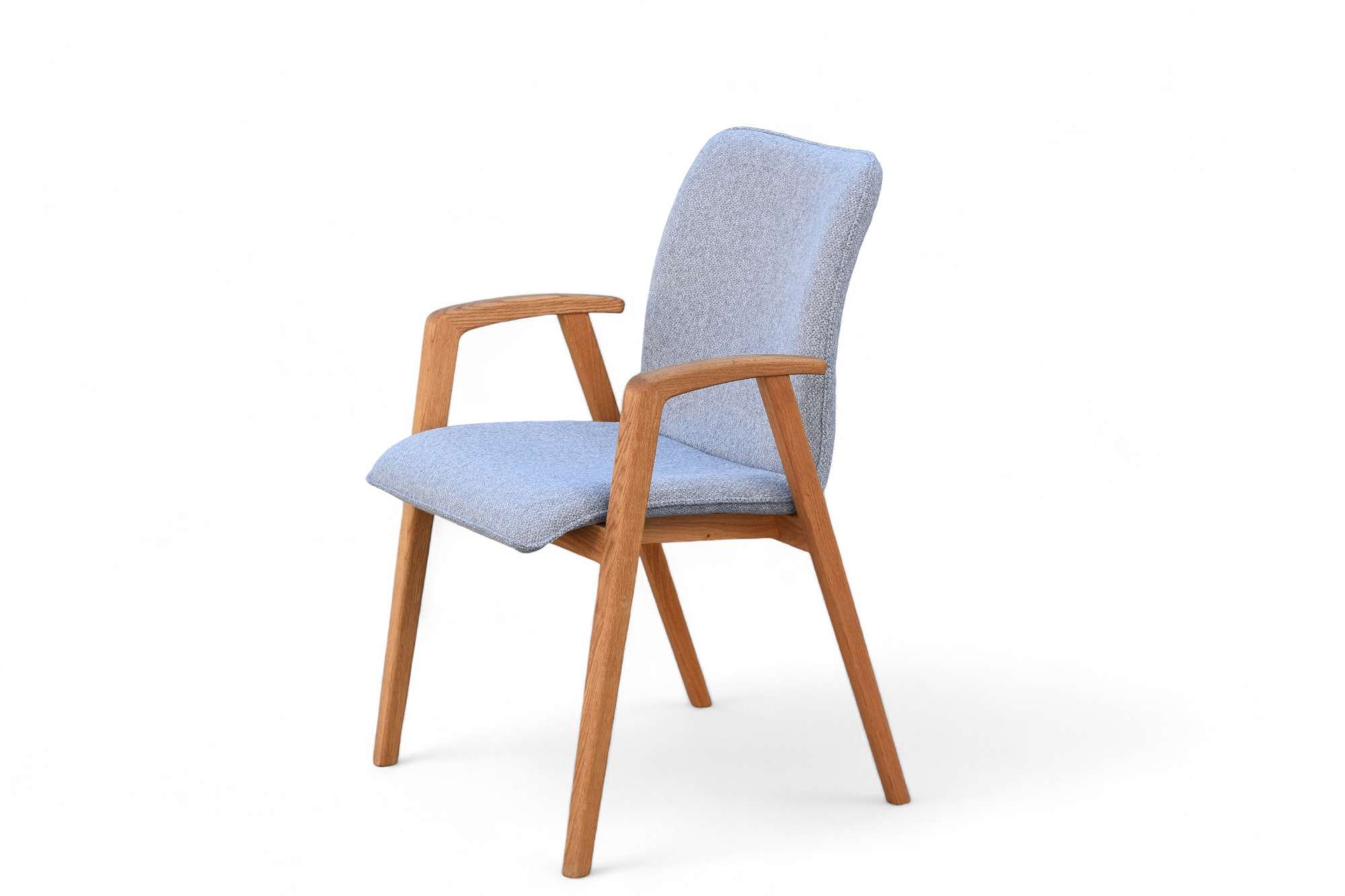 OTTO home Armlehnstuhl »Loreen Esszimmerstuhl, Polsterstuhl, Designstuhl« (Set) 2 Stk.mit Massivgestell, hochwertig gearbeitet, Armlehnen, stilvoll, bequem