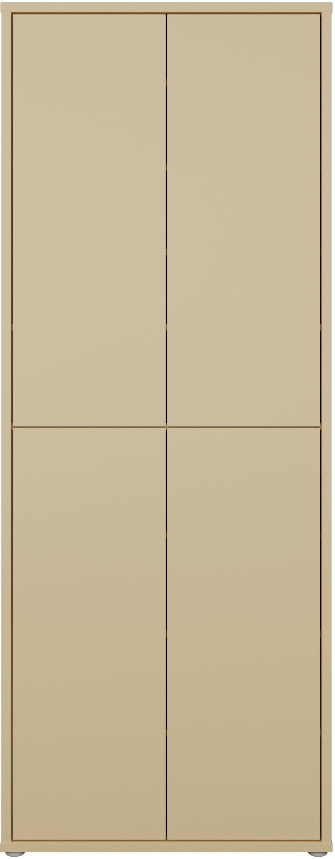 FORTE Schuhschrank »Alice Springs, Schuhschrank, Höhe 191,9 cm, 4 Türen, viel Platz« B/H/T 74,5/191,9/34,9 cm,  Stauraumschrank, Mehrzweckschrank, Breite 74,5 cm, mit 8 Böden