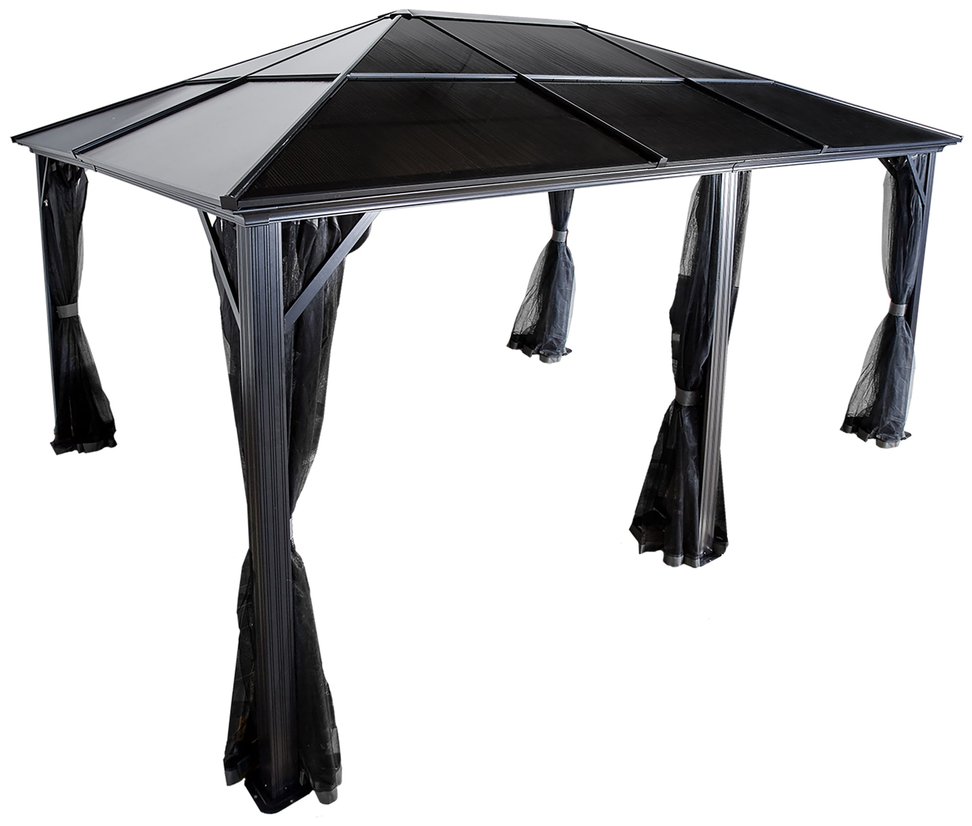 Sojag Pavillon »Gazebo Meridien«, (Set), BxT: 365x485 cm, mit Moskitonetzen
