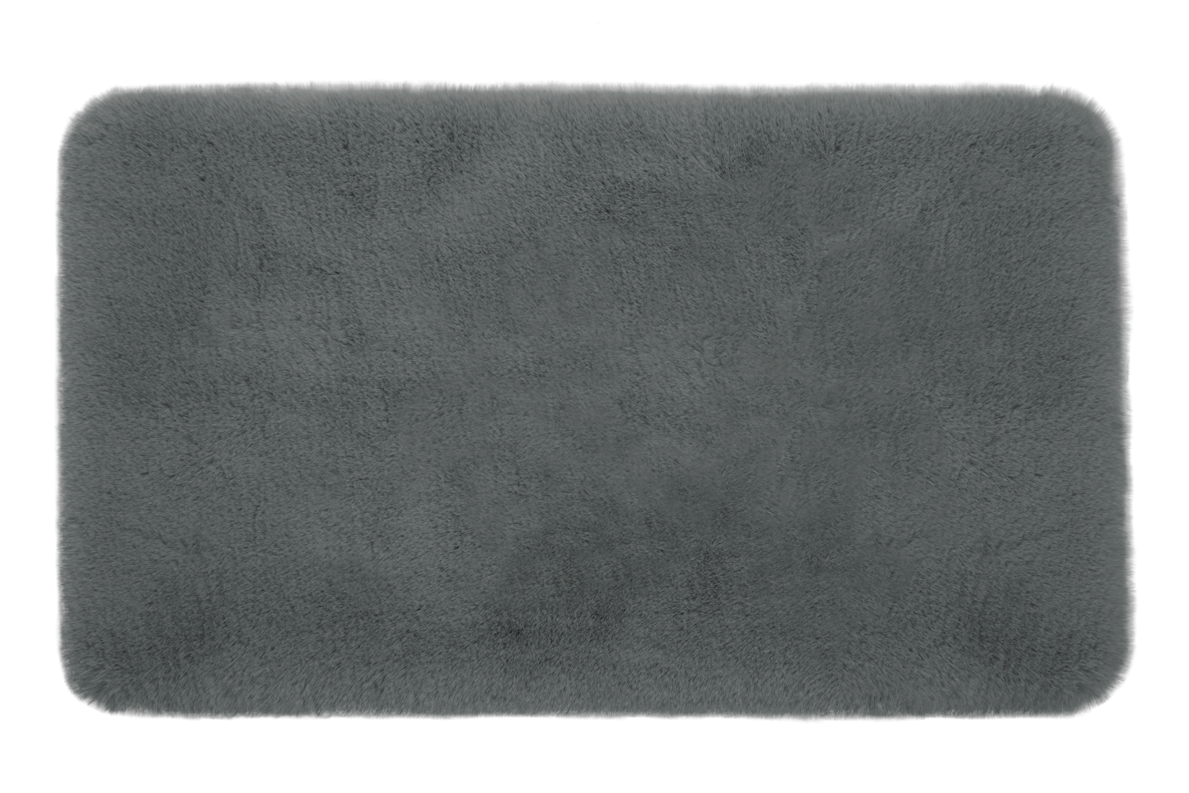 my home Badematte »Rabbit Badematten, Badvorleger, Badezimmer Teppich«, rutschhemmend beschichtet, strapazierfähig-fußbodenheizungsgeeignet-schnell trocknend, Kaninchenfell-Haptik, Badteppich, rechteckig, rund & als 3-tlg. Set
