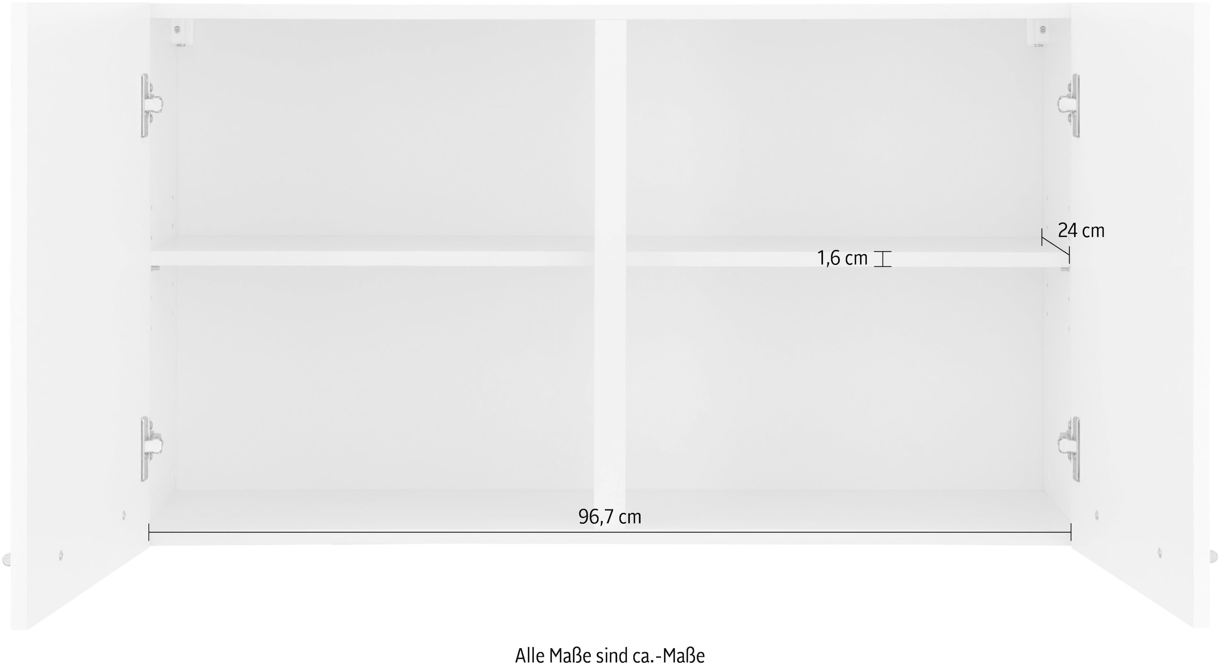 wiho Küchen Hängeschrank »Unna« 100 cm breit