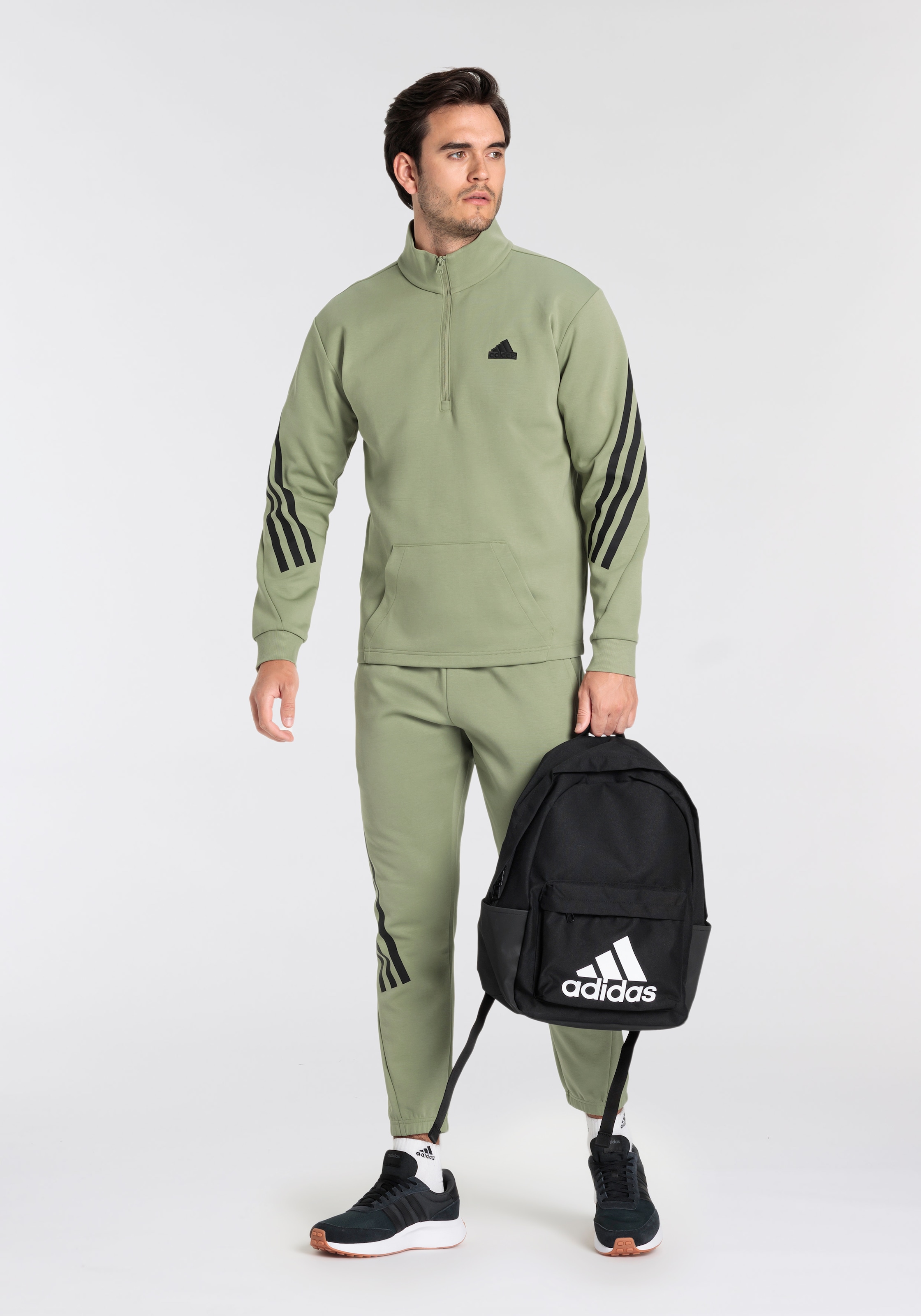 adidas Sportswear Rollkragenpullover »M FI 3S HALFZIP«