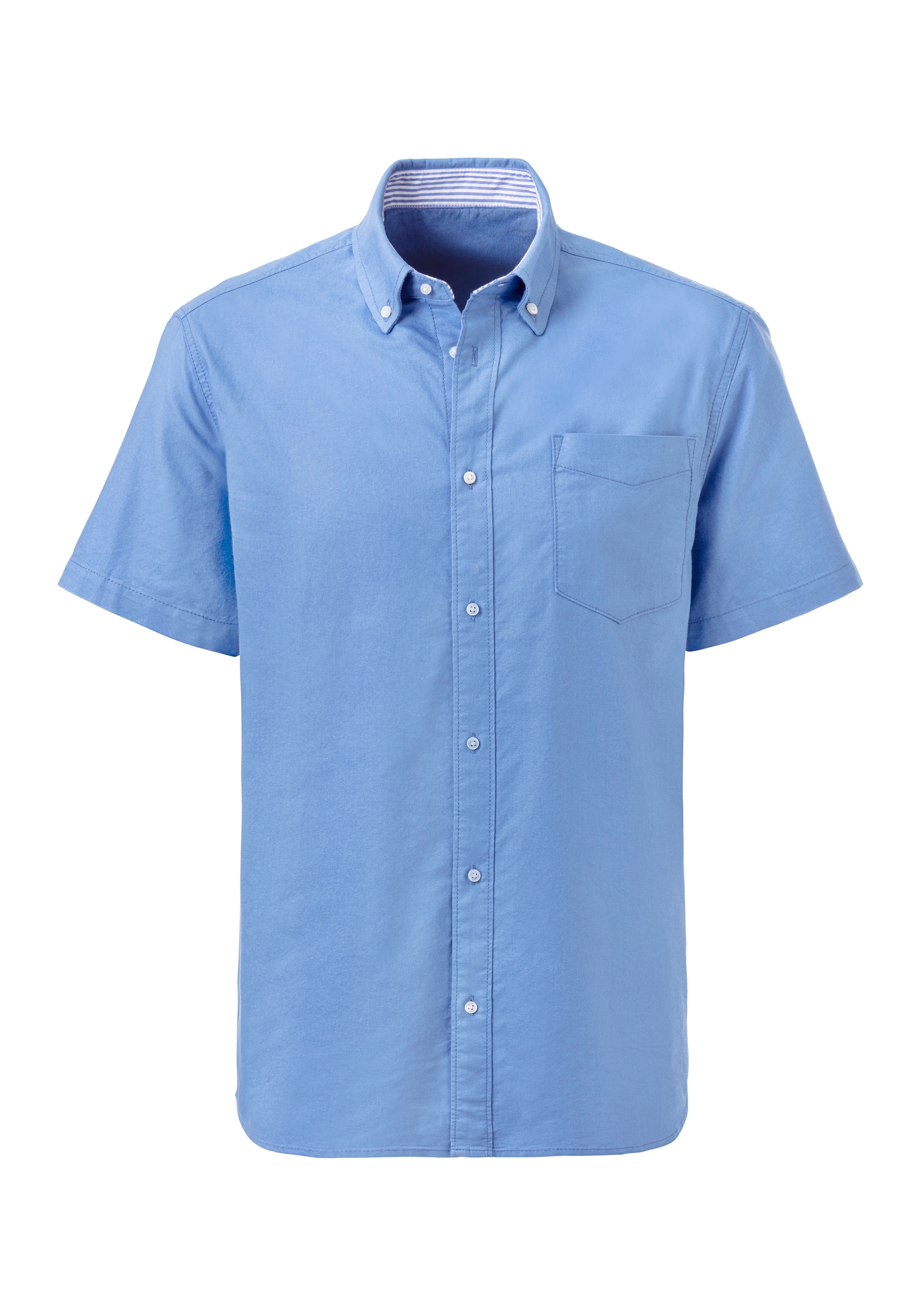 H.I.S Kurzarmhemd »regular-fit«, mit Button-down-Kragen, reine Baumwolle