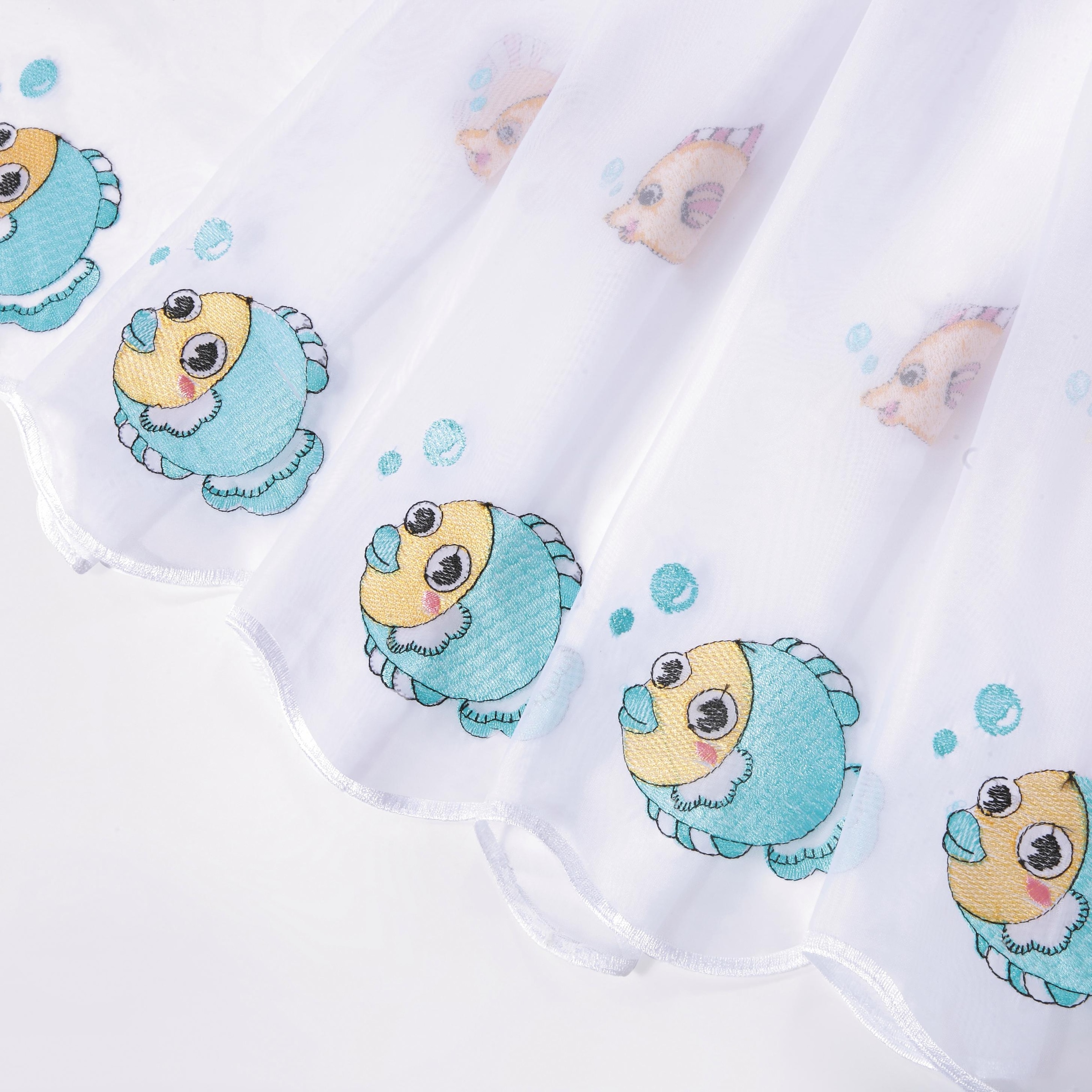 Gerster Scheibengardine »FISCHINA« Durchzuglöcher 1 Stk. tlg. HxB: 50x145