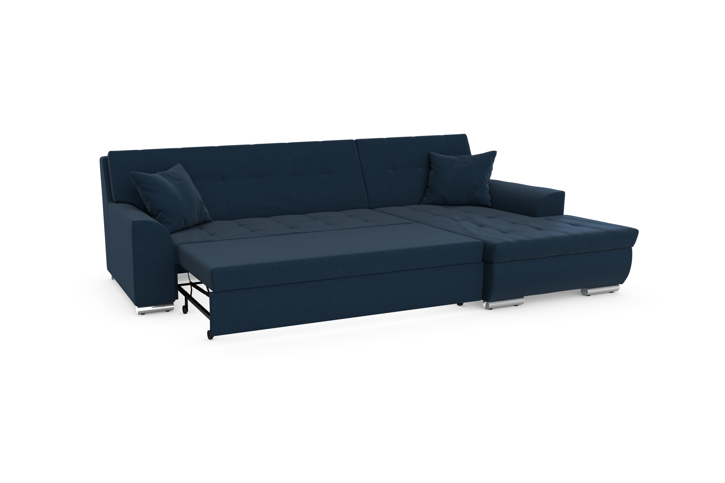 DOMO collection Ecksofa Treviso, wahlweise mit Bettfunktion, incl. Zierkissen