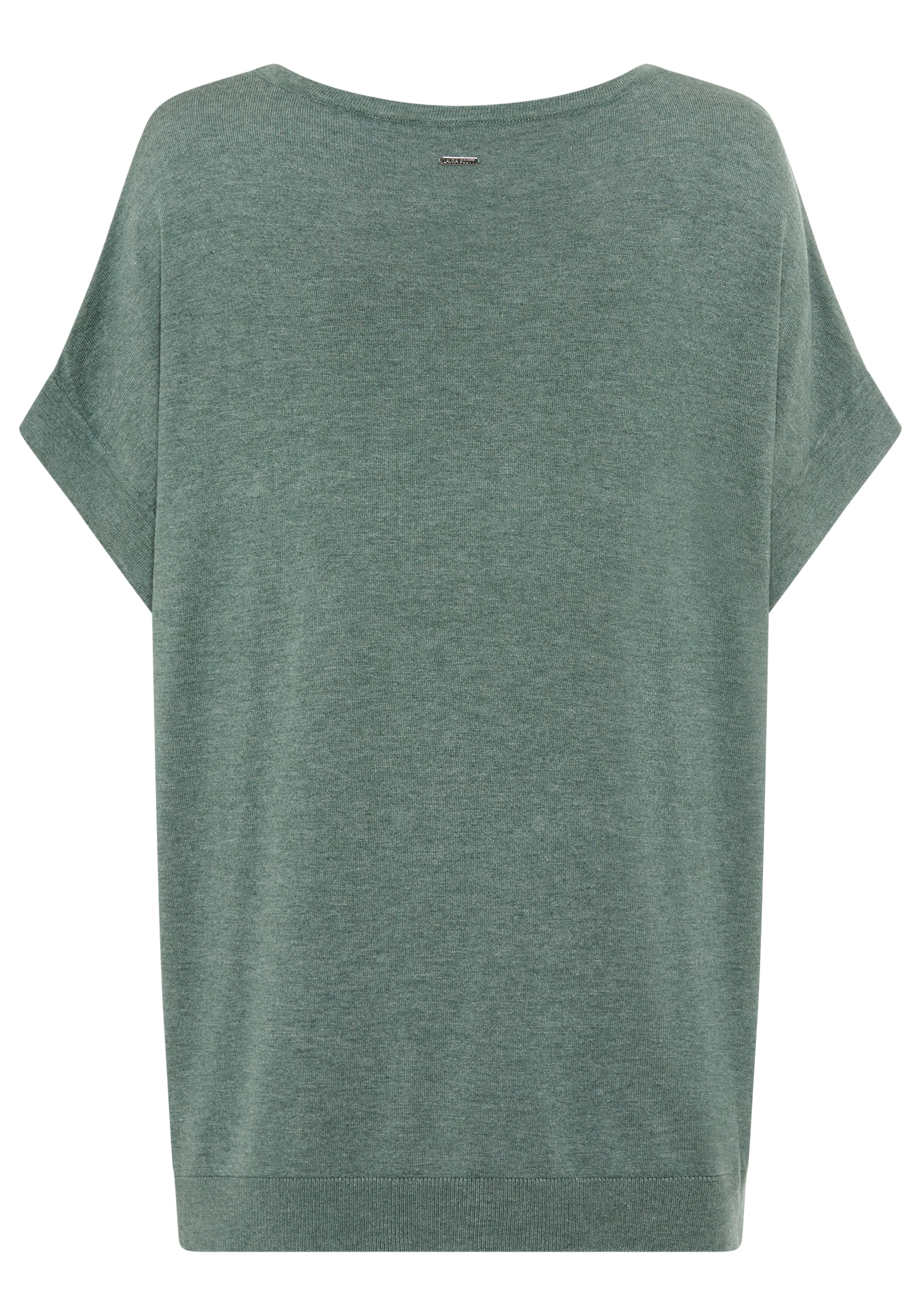 Laura Scott CURVE V-Ausschnitt-Pullover »Große Größen« sommerlicher Feinstrick mit figurschmeichelnder Passform