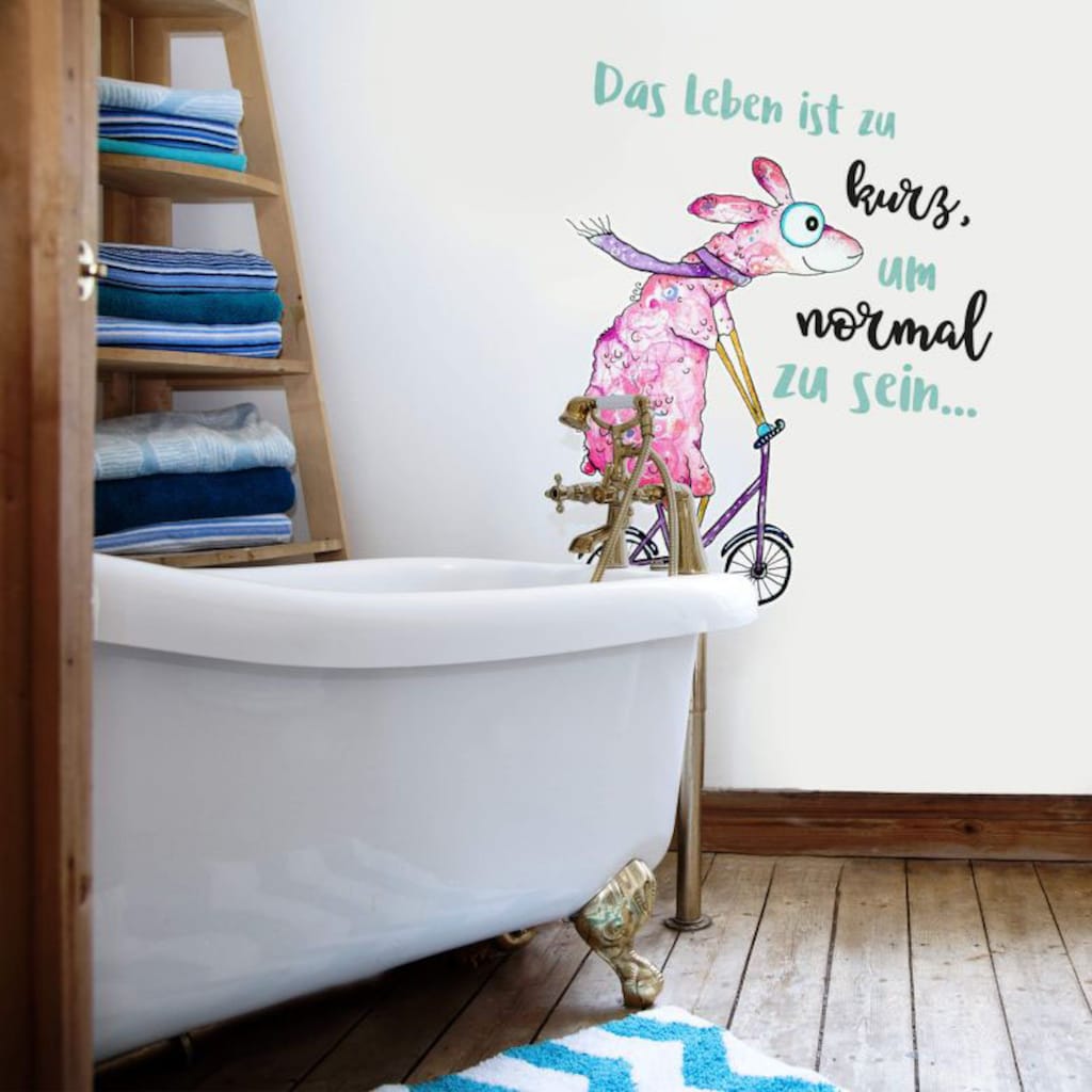 Wall-Art Wandtattoo »Das Leben ist zu kurz Schaf«, (1 St.)