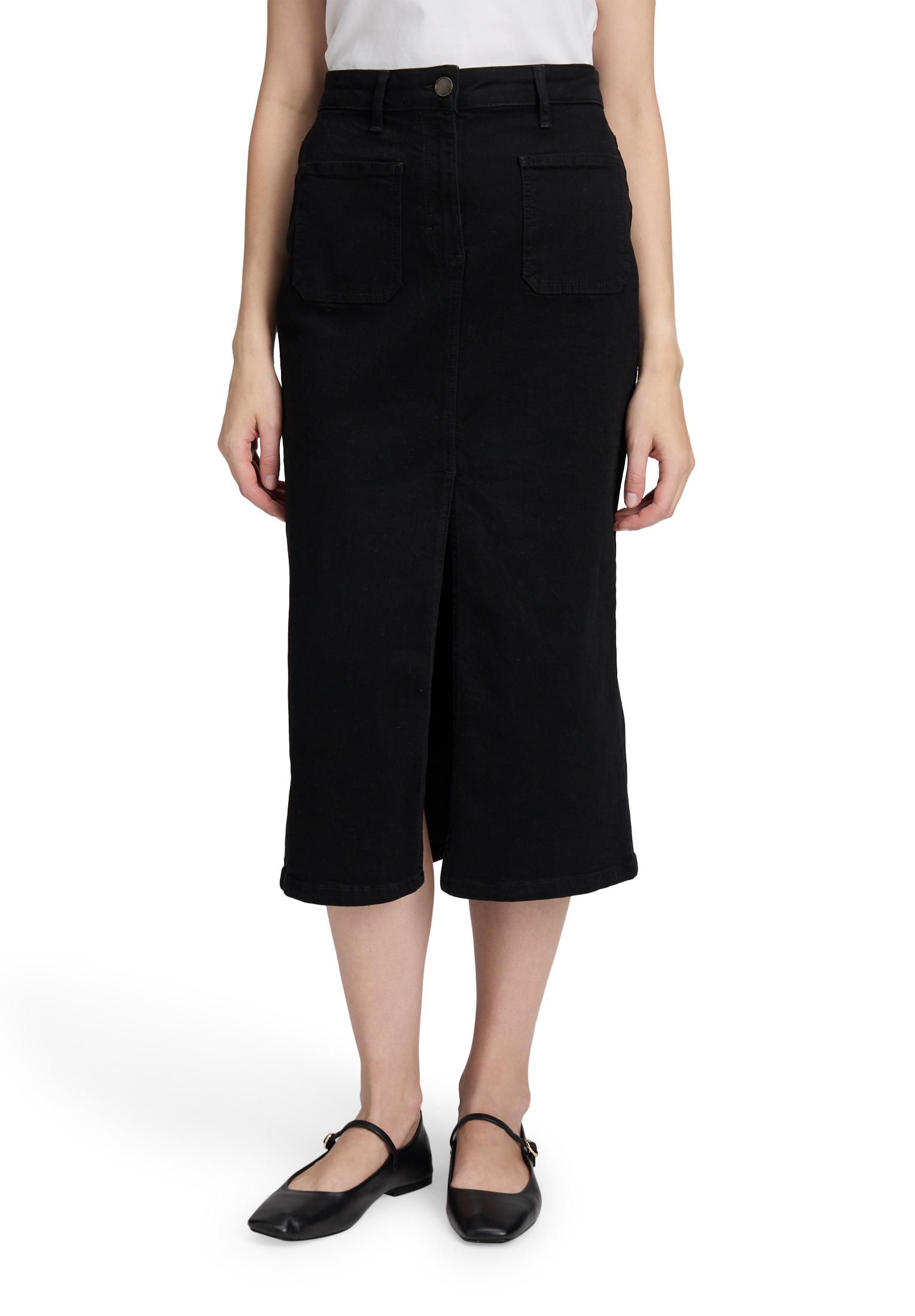 Betty Barclay Jeansrock »Jeansrock mit aufgesetzten Taschen«