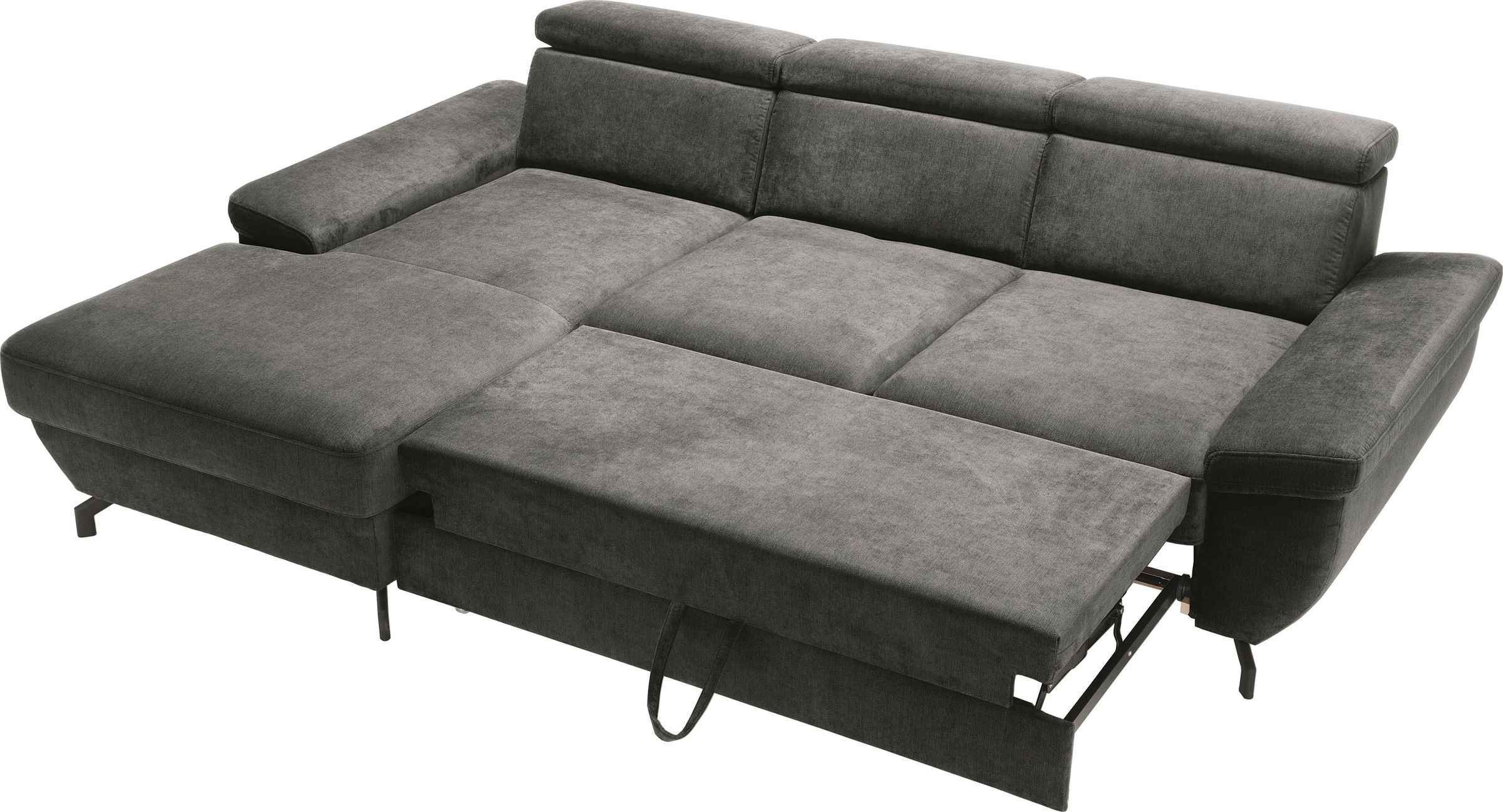 TRENDMANUFAKTUR Ecksofa »Rima, multifunktionales Sofa, L-Form,«, mit Bettfunktion, Bettkasten, Kopf- und Sitztiefenverstellung