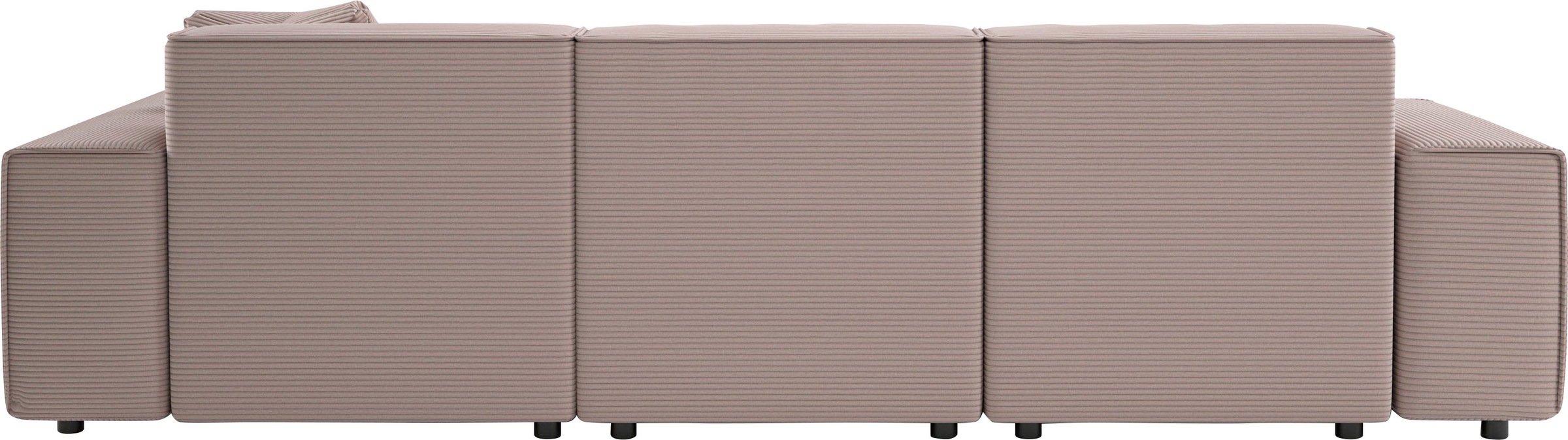 andas Ecksofa »Glimminge L-Form auch in Breitcord, Feincord + Easy care-Bezug,«, Breite 264, Zierkissen