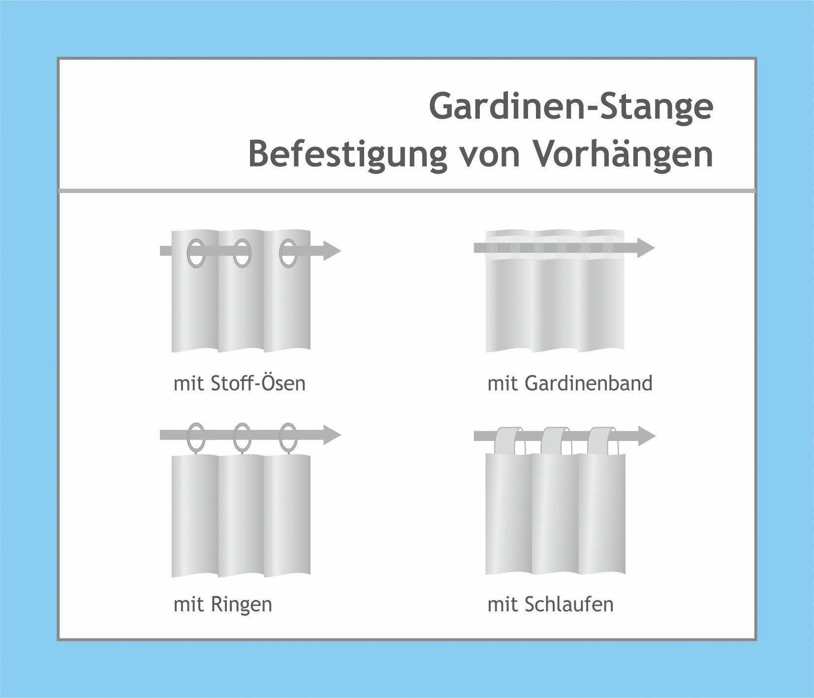 Good Life Gardinenring Gardinen-Ringe 25mm (10 St.), Stange für »ArtusNaos«