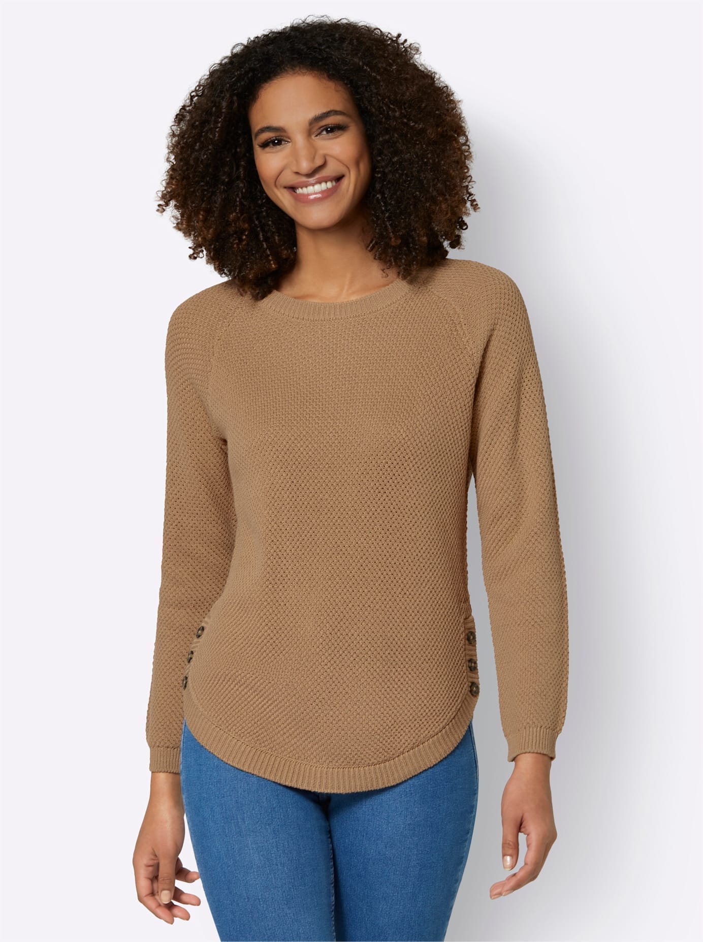 Casual Looks Rundhalspullover »Pullover«