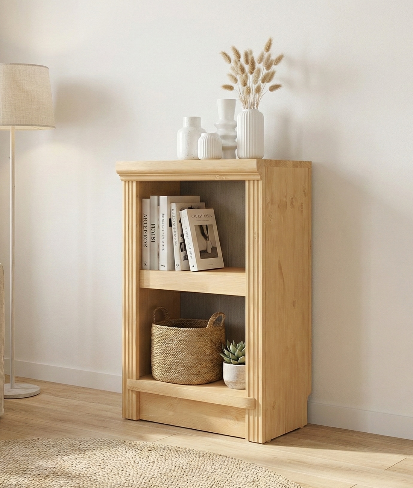 OTTO home Standregal »Riga Bücherregal Regal Breite/Tiefe 40/29 cm« aus massiver Kiefer, FSC®-zertifiziert, made in Europe