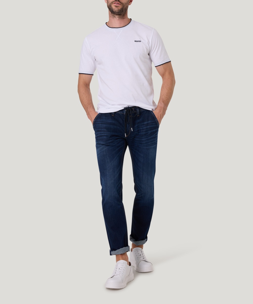 Pioneer Authentic Jeans T-Shirt, mit kontrastfarbenen Details