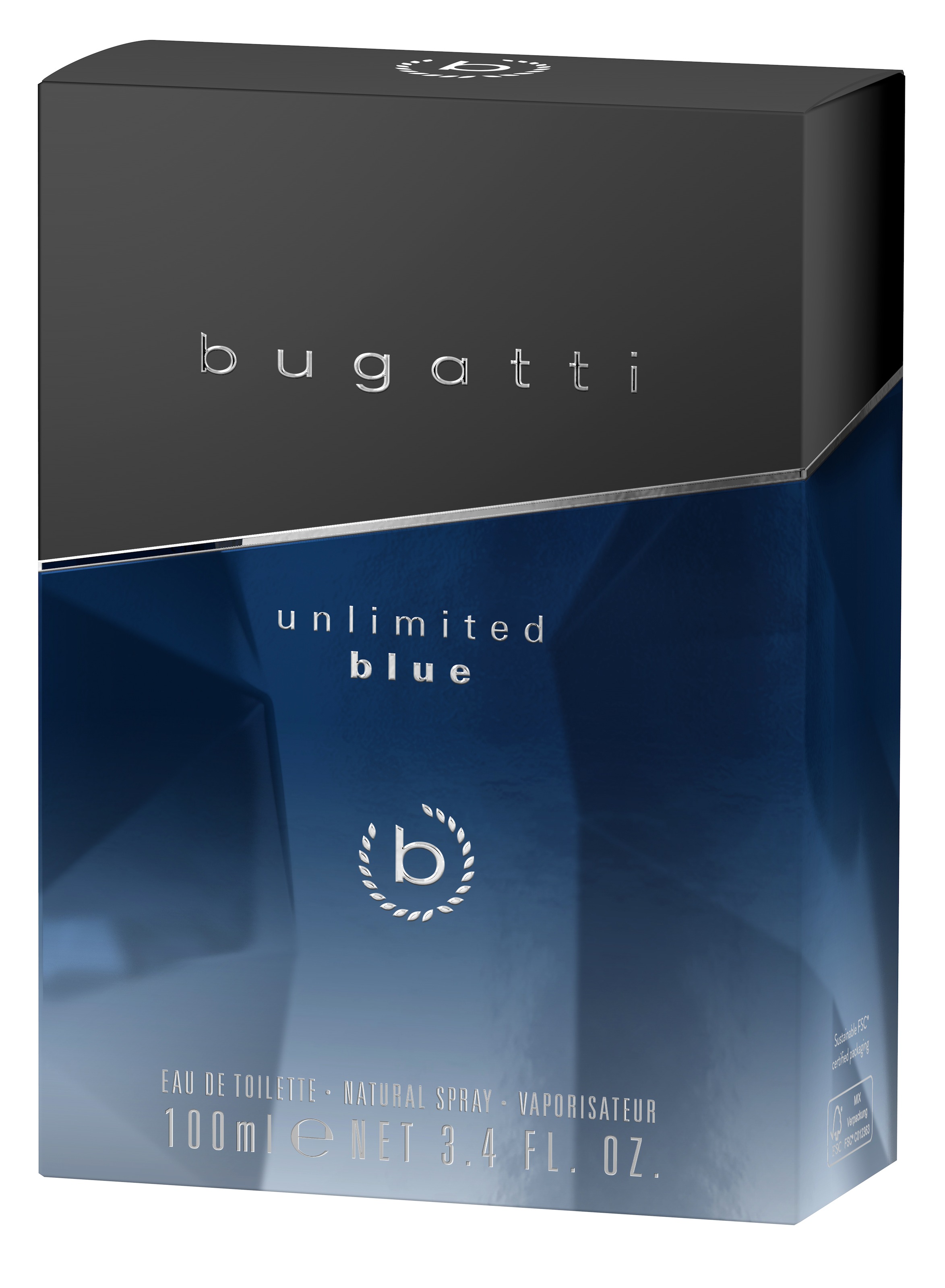 bugatti Eau de Toilette »bugatti unlimited blue for him EdT 100ml«