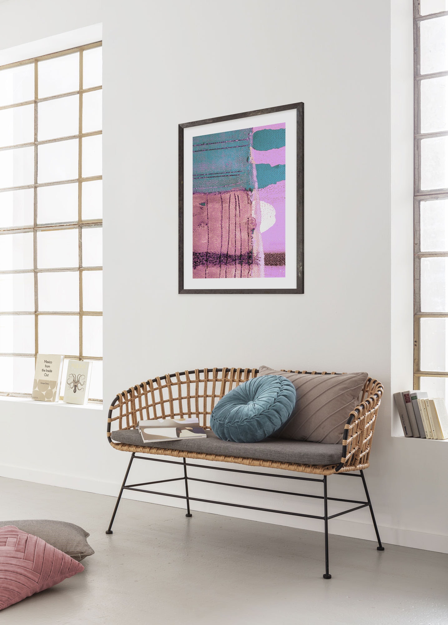 Komar Wandbild »Pinky Allegro«, (1 St.), Deutsches Premium-Poster Fotopapier mit seidenmatter Oberfläche und hoher Lichtbeständigkeit. Für fotorealistische Drucke mit gestochen scharfen Details und hervorragender Farbbrillanz.