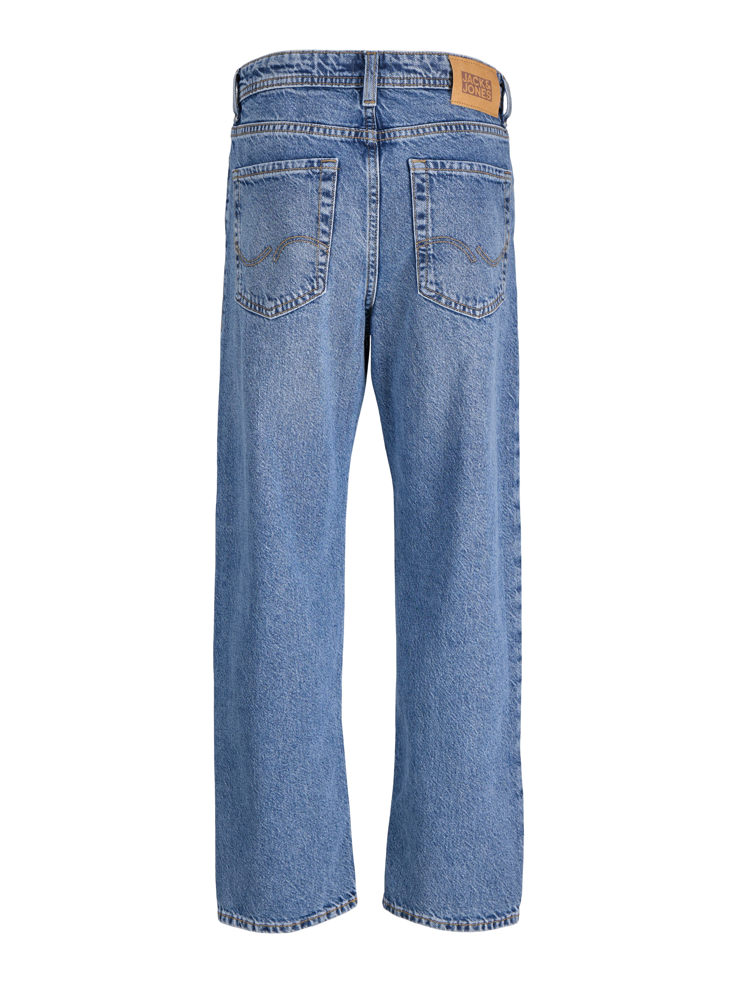 Jack & Jones Junior Relax-fit-Jeans »JJICHRIS mit Abriebeffekten und hohem Tragekomfort« Abriebeffekte, modisch, relaxed fit, Denim