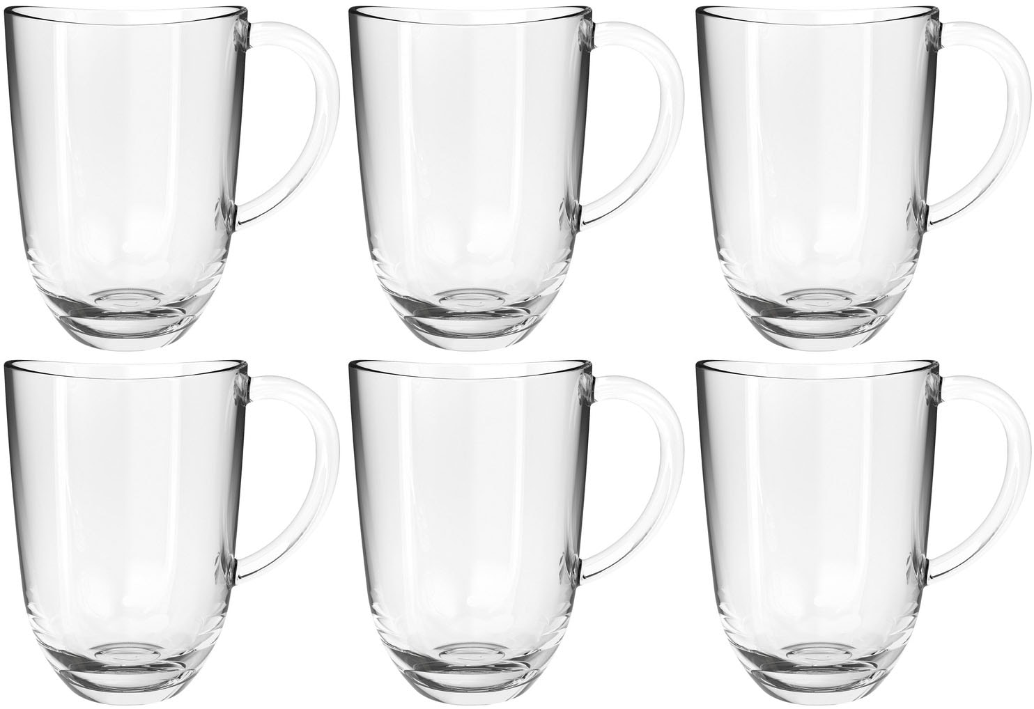 LEONARDO Latte-Macchiato-Tasse "NAPOLI" 380 ml, 6-teilig