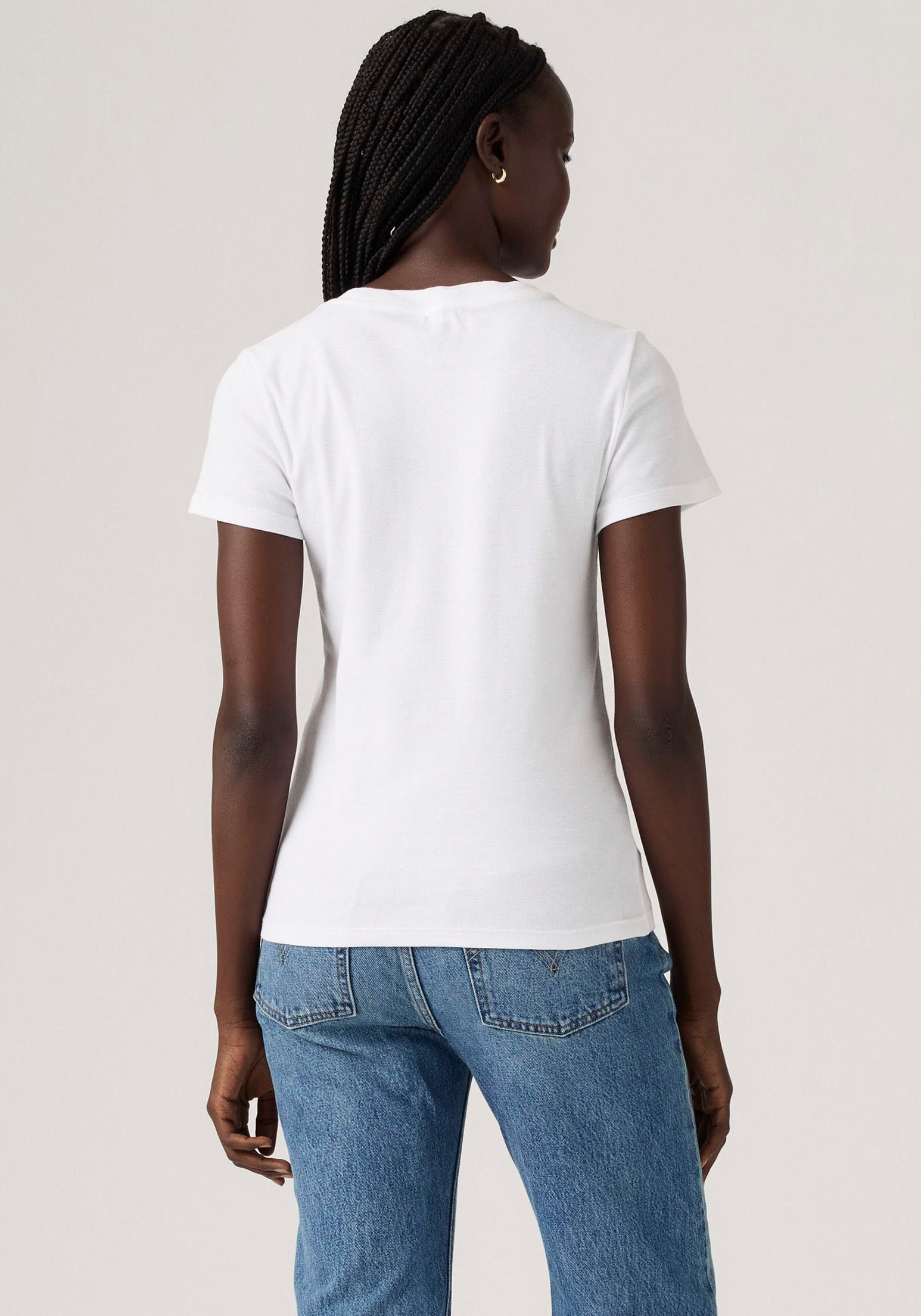 Levi's® T-Shirt »Mini-Logo«, (Packung, 2 tlg.), mit kleiner Markenlogo-Stickerei auf der Brust