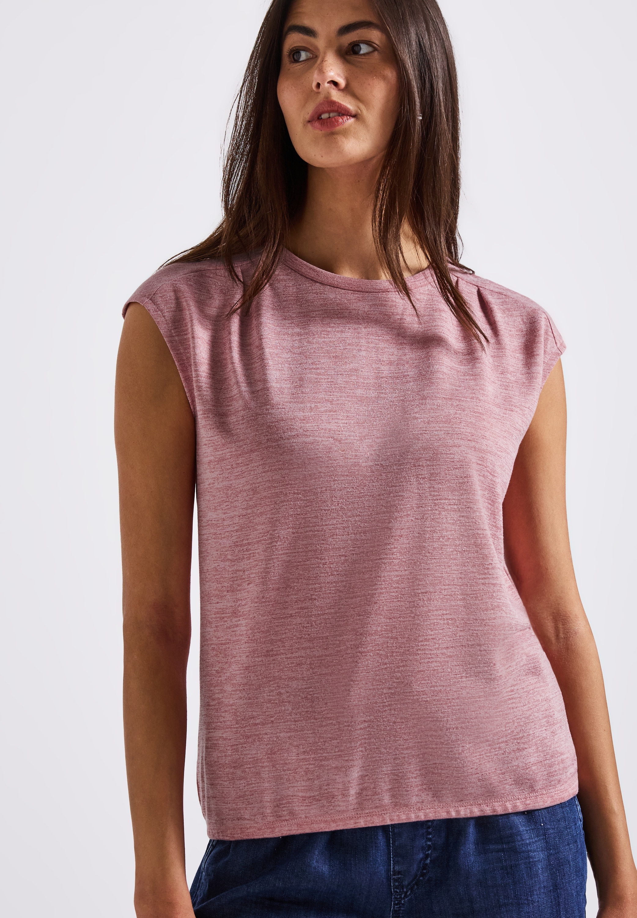 STREET ONE Shirttop »Style Lea«, mit elastischem Bund