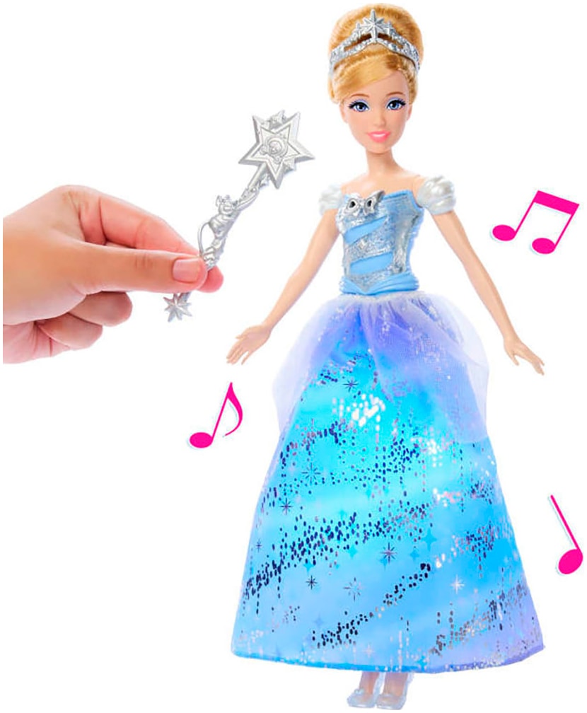 Mattel® Anziehpuppe »Disney Prinzessin, Cinderella-Puppe im bezaubernden Ballkleid« mit Sound