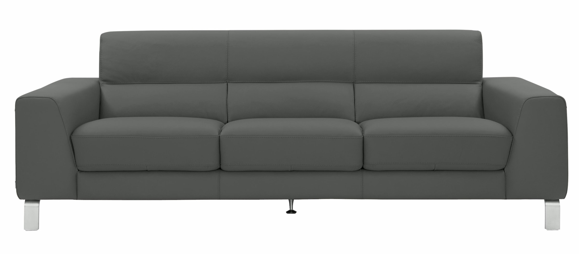 CALIA ITALIA 3-Sitzer »Simon, toller Sitzkomfort, italienisches Designsofa«, in zwei Lederqualitäten