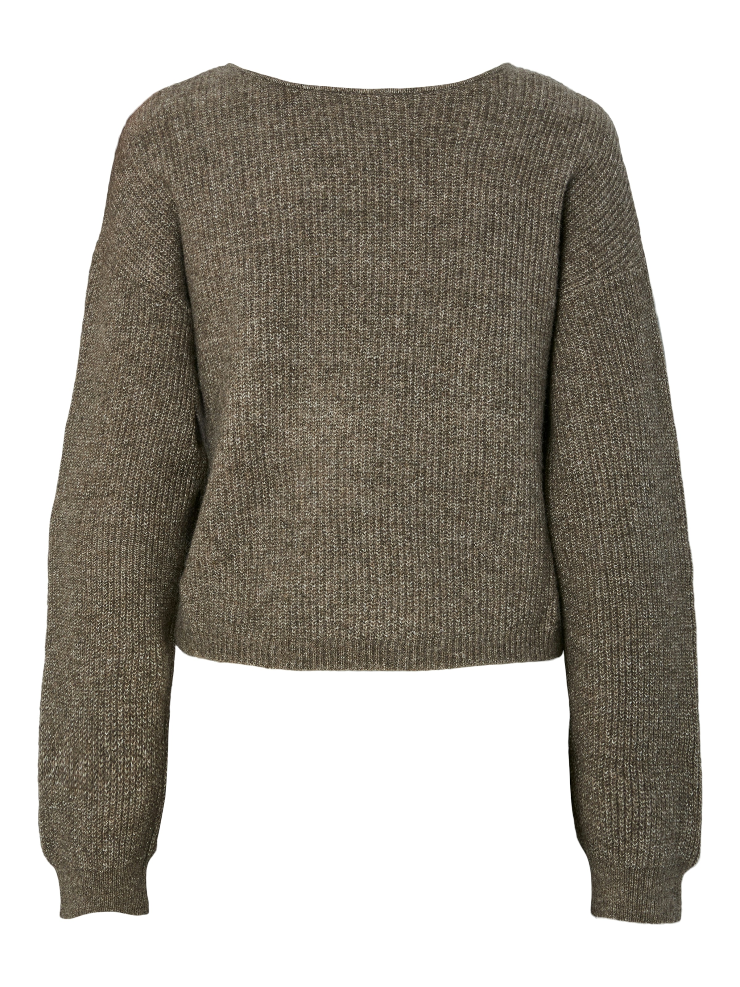 pieces Wickelpullover »PCSILLY LS REV WRAP KNIT NOOS BC« im Wickeldesign