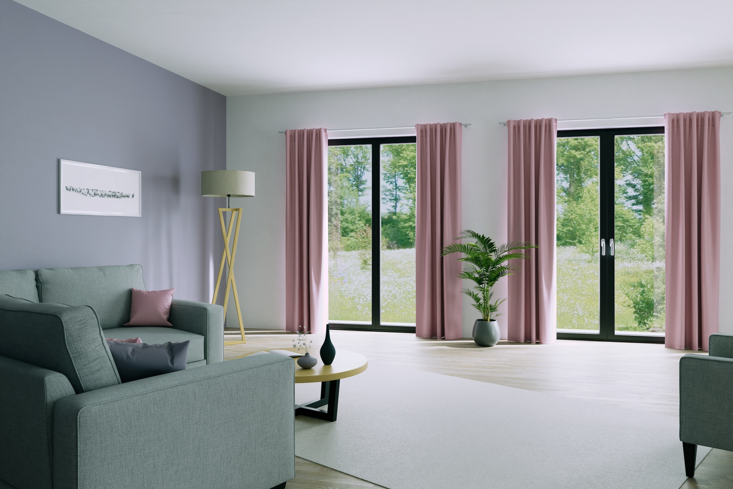 HOMING Vorhang »Galdin« Multifunktionsband 1 Stk. tlg. Verdunklungsvorhang, blickdicht, Thermo, Energiesparend