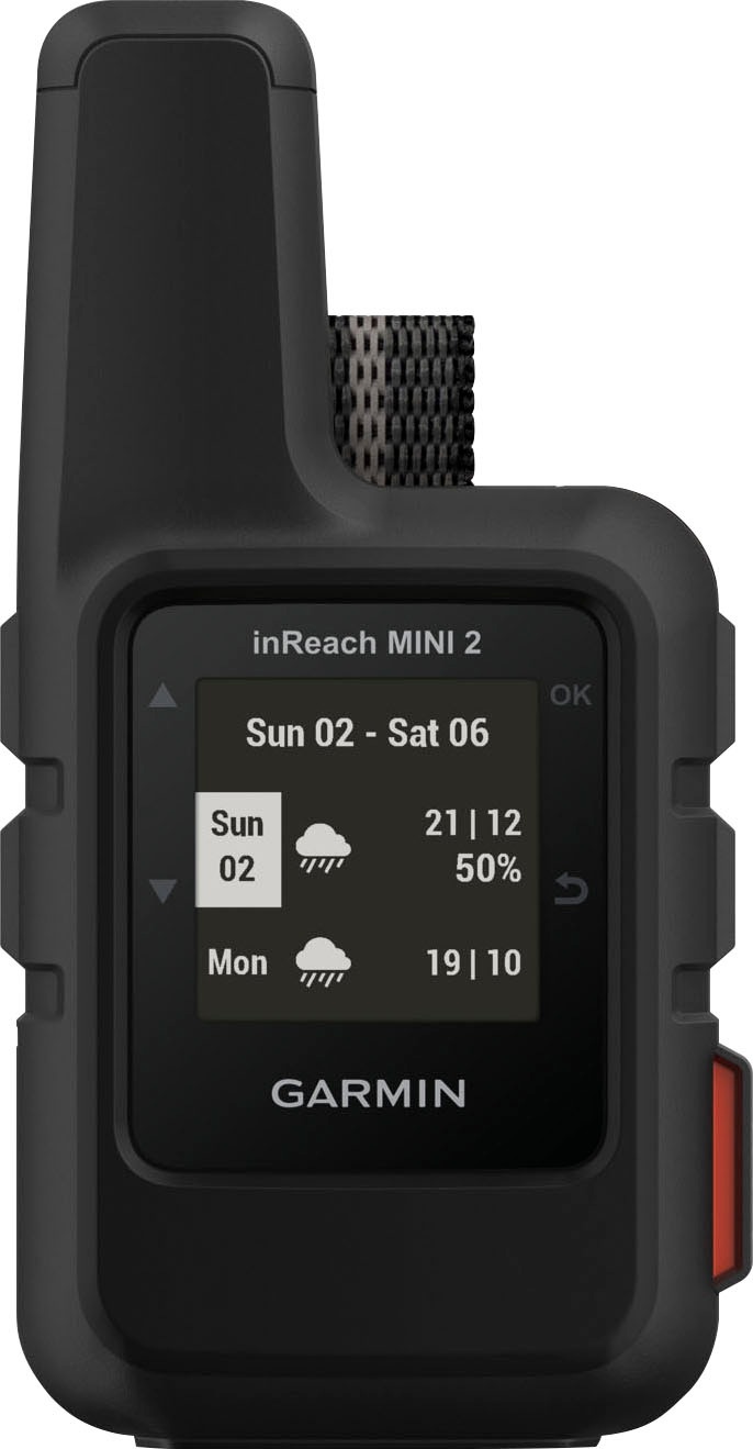 Garmin Outdoor-Navigationsgerät »Garmin inReach Mini 2 Black GPS EMEA«, TracBack-Routing-Funktion, Punkt-zu-Punkt-Navigation