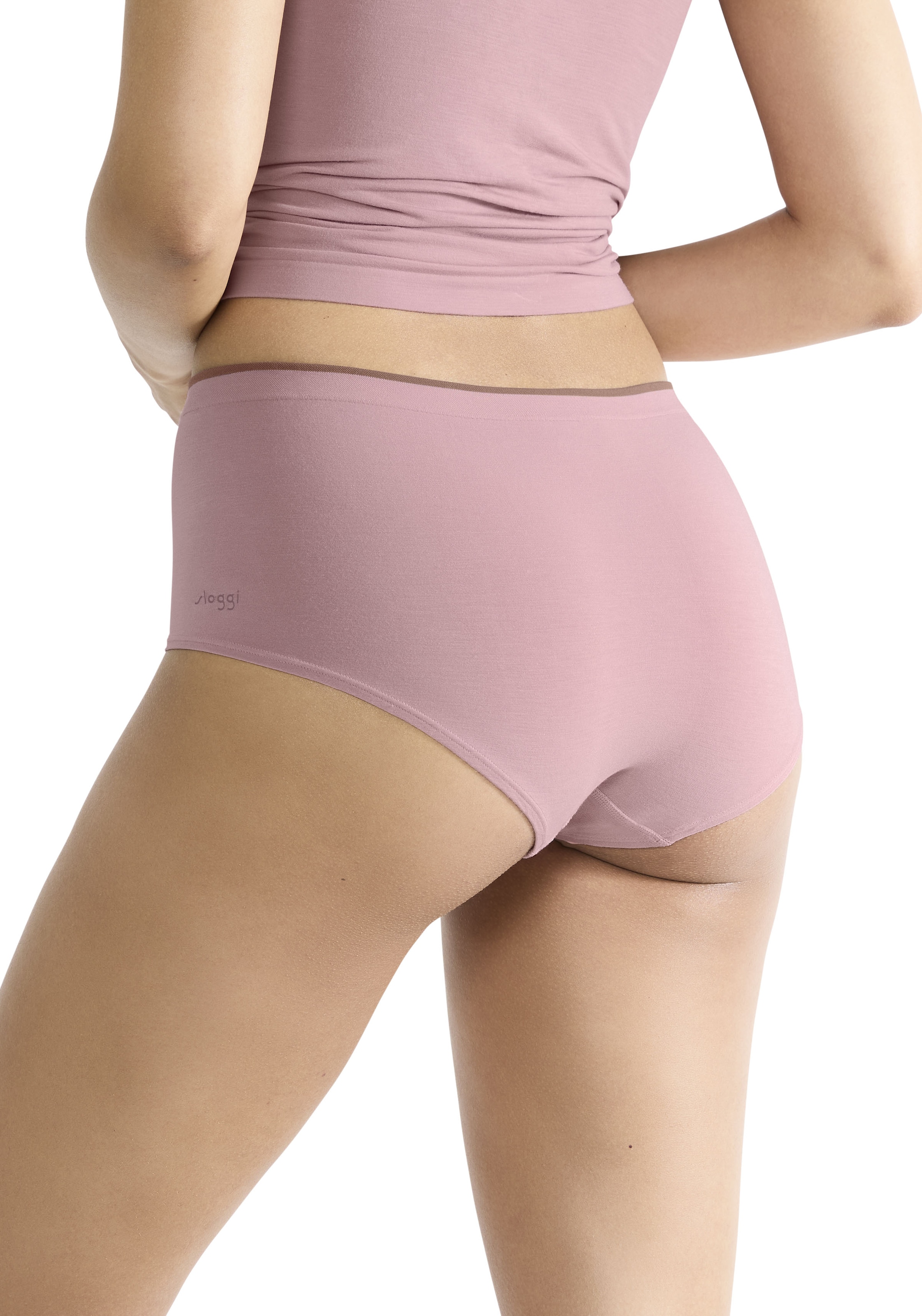 sloggi High-Waist-Slip »GO Sense«, (2er Pack), Santoni Rundstrick