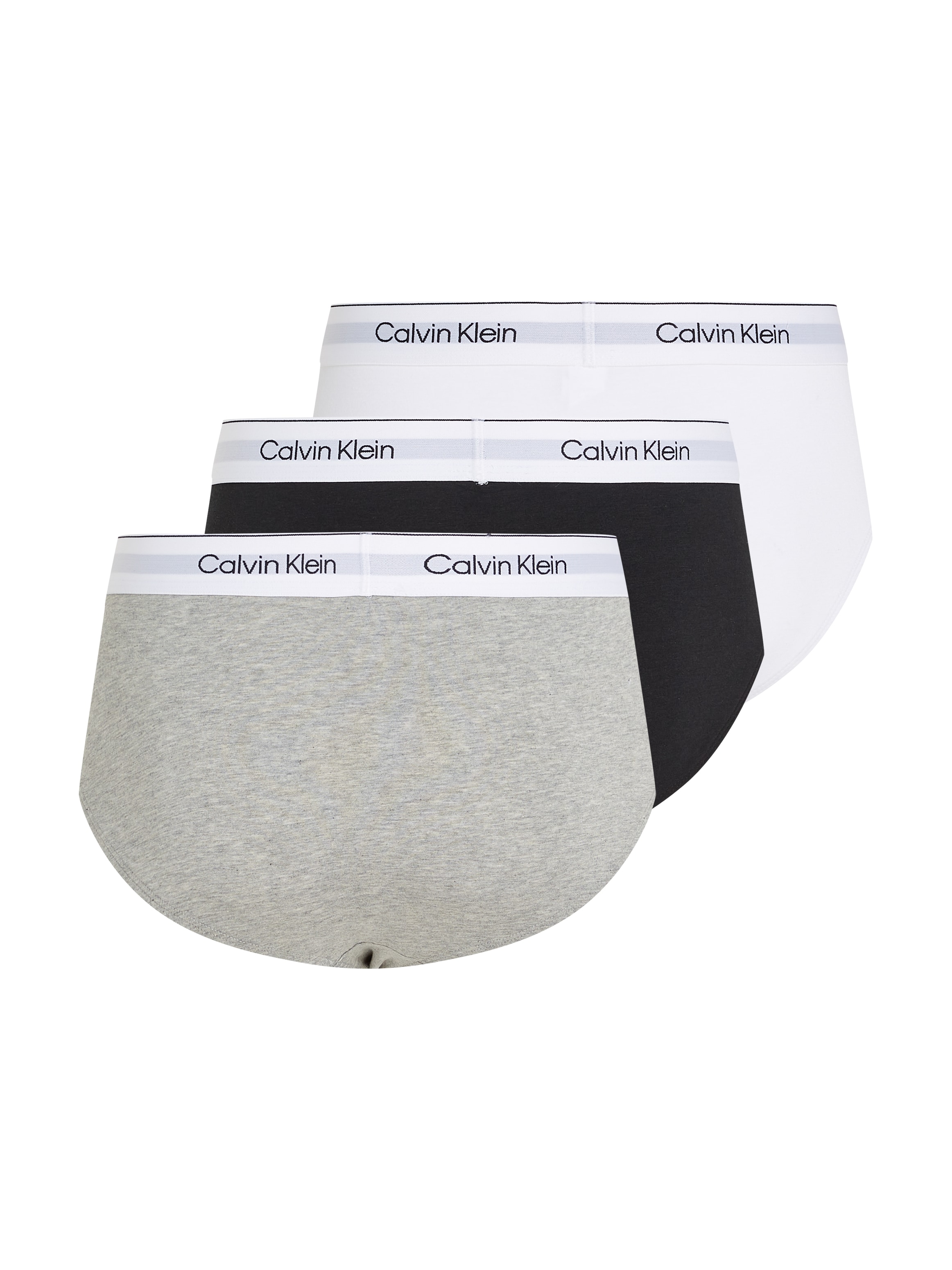 Calvin Klein Underwear Hipster »HIP BRIEF 3PK« Packung, 3 Stk. mit Logo-Elastikbund (3 Stück)