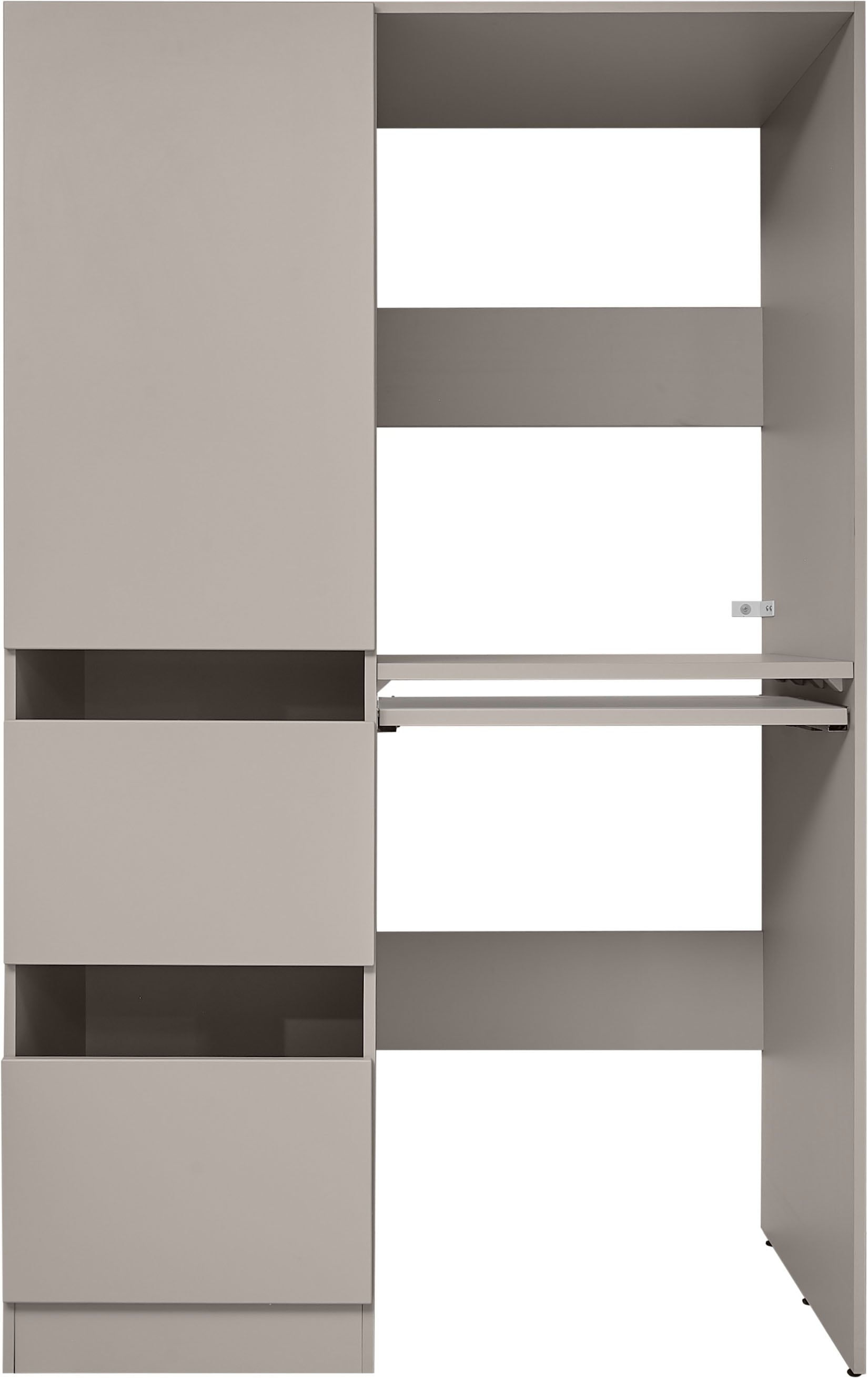 BASIC by Balculina Waschmaschinenumbauschrank »Washhome B/H/T 116x185x68 cm« 1 Stk. tlg. Breite 116cm, Metallschubkästen, Softclose