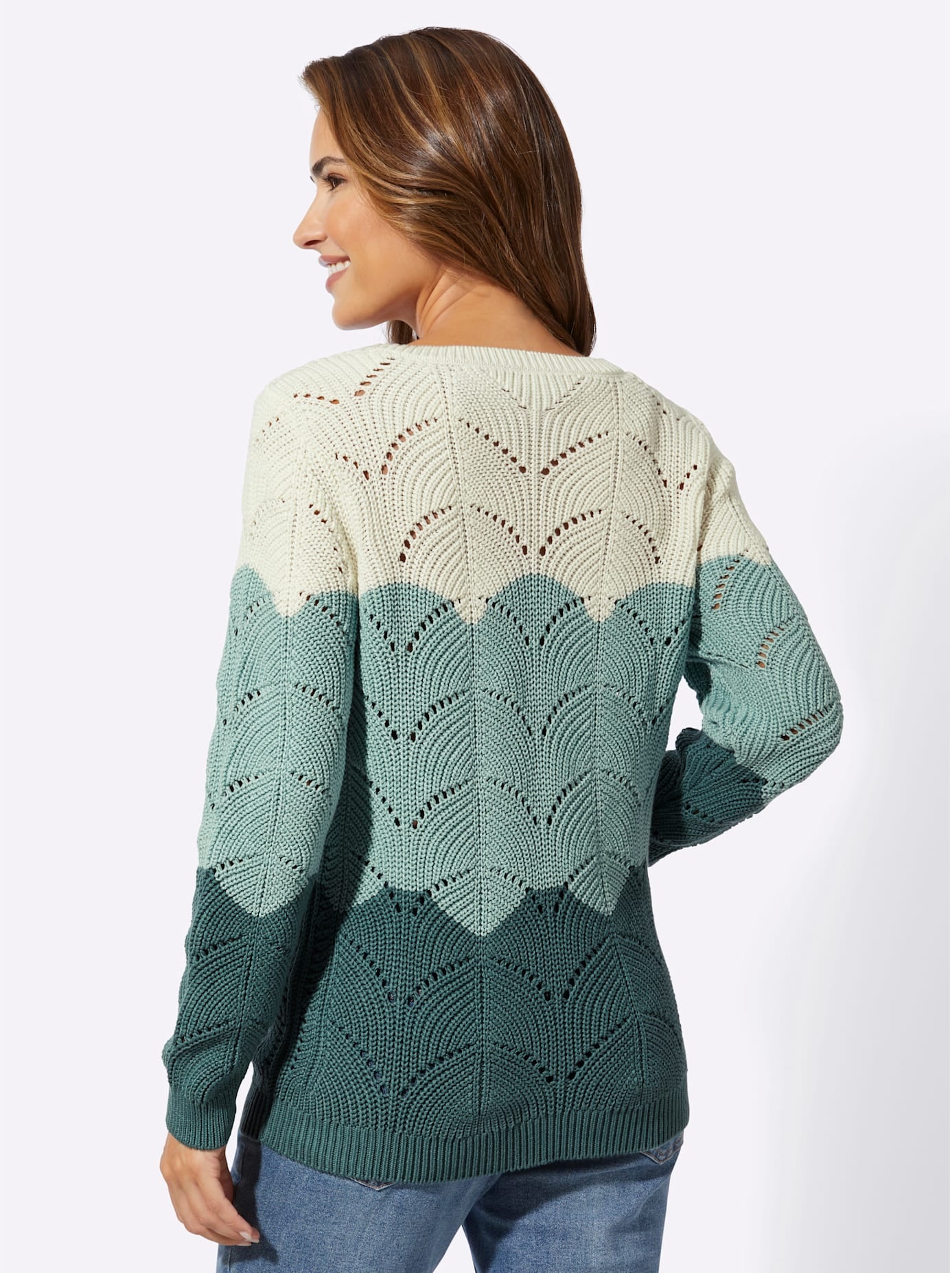Classic Basics Ajourpullover »Rundhals-Pullover«