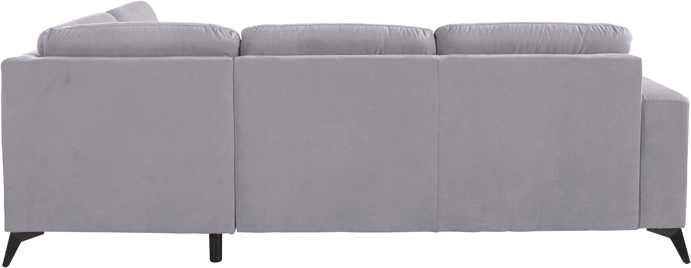 PLACES OF STYLE Ecksofa »Lolland L-Form« Wahlweise mit Bettfunktion und Stauraum, auch mit abwischbarem Bezug