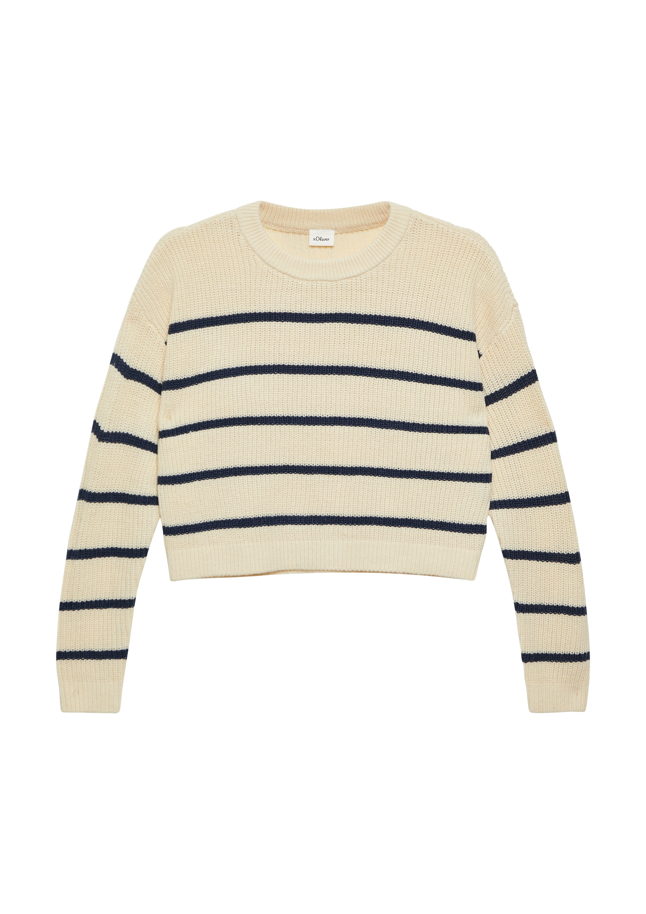 s.Oliver Junior Strickpullover mit Streifen Muster