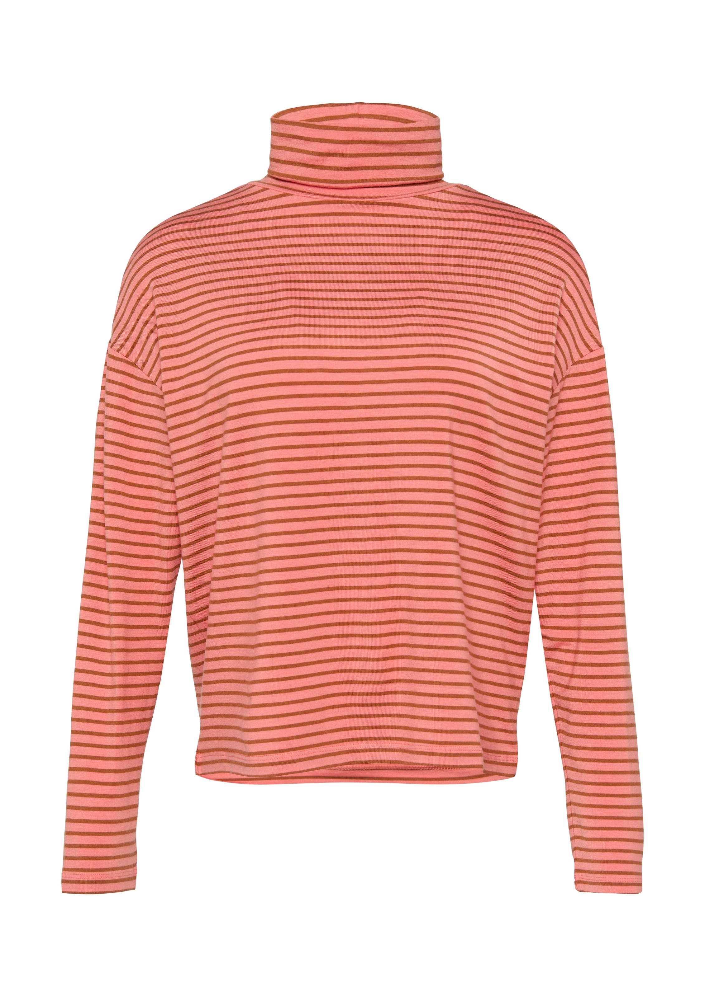 s.Oliver Rollkragenpullover, mit Streifenmuster