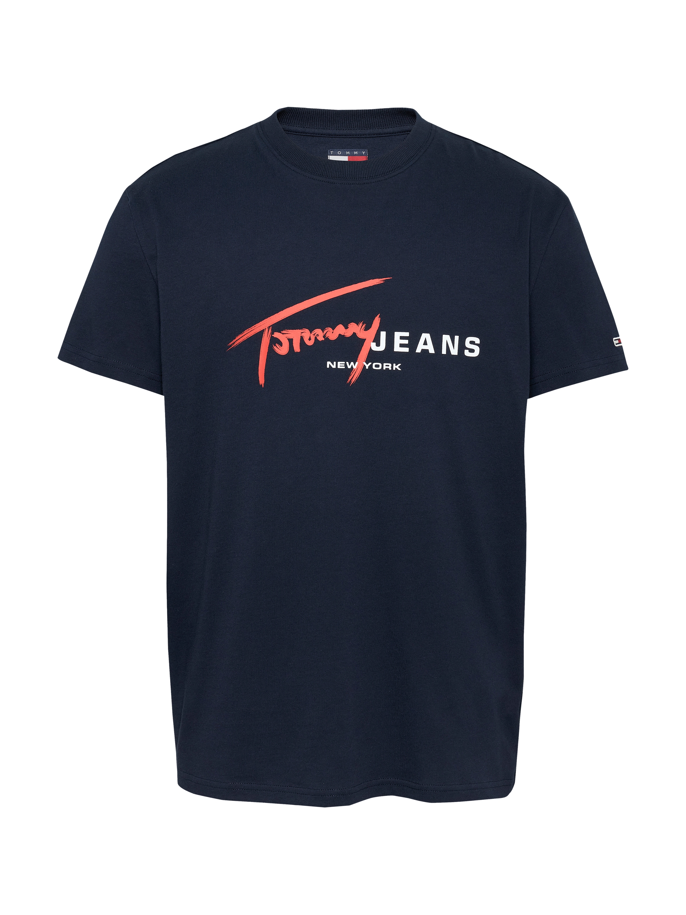 Tommy Jeans Kurzarmshirt »TJM REG SIGNTR DNA TEE EXT«, Mit Rundhalsausschnitt