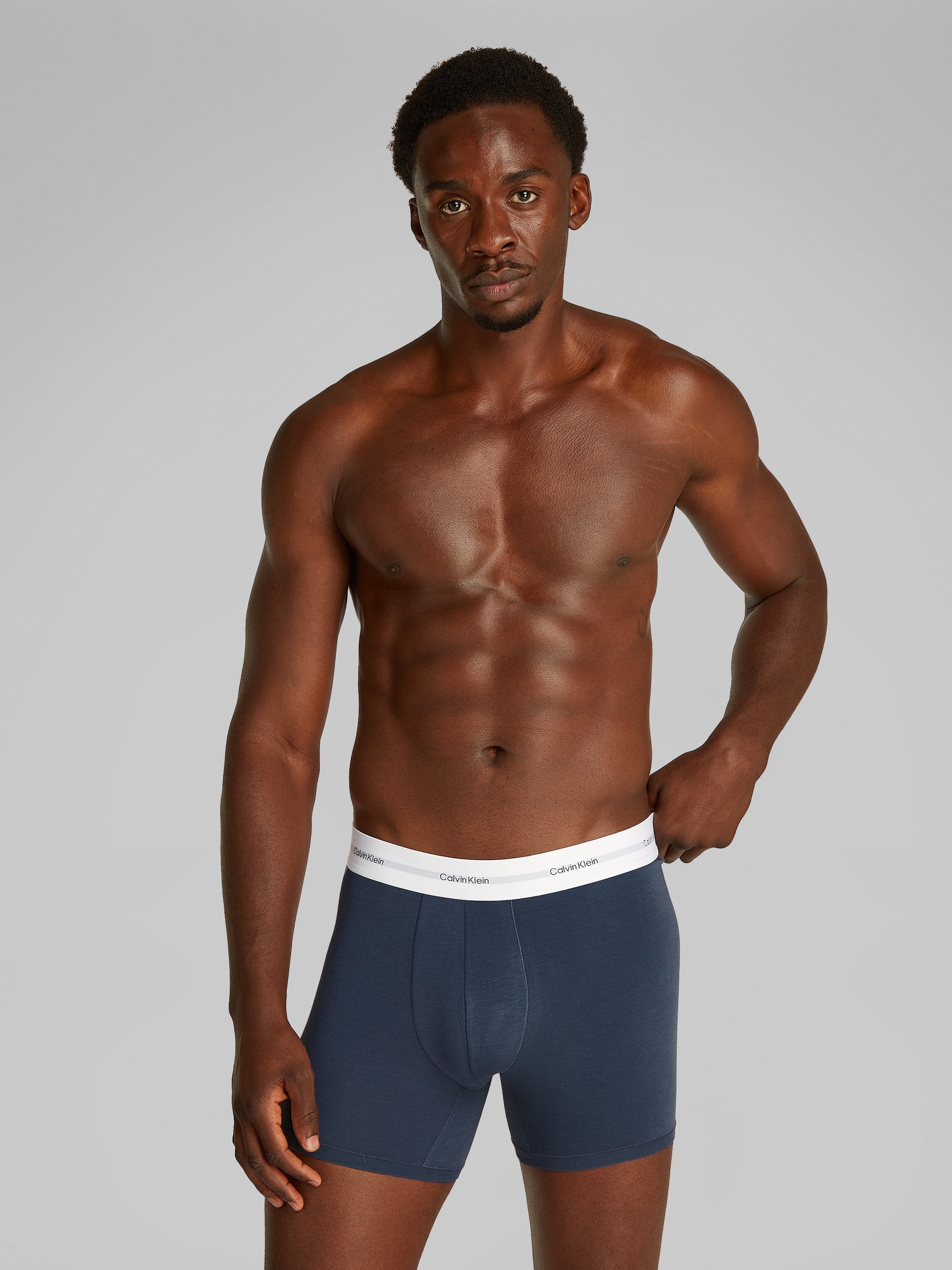 Calvin Klein Underwear Boxershorts »BOXER BRIEF 3PK«, (Packung, 3 St., 3er-Pack), mit Logobund