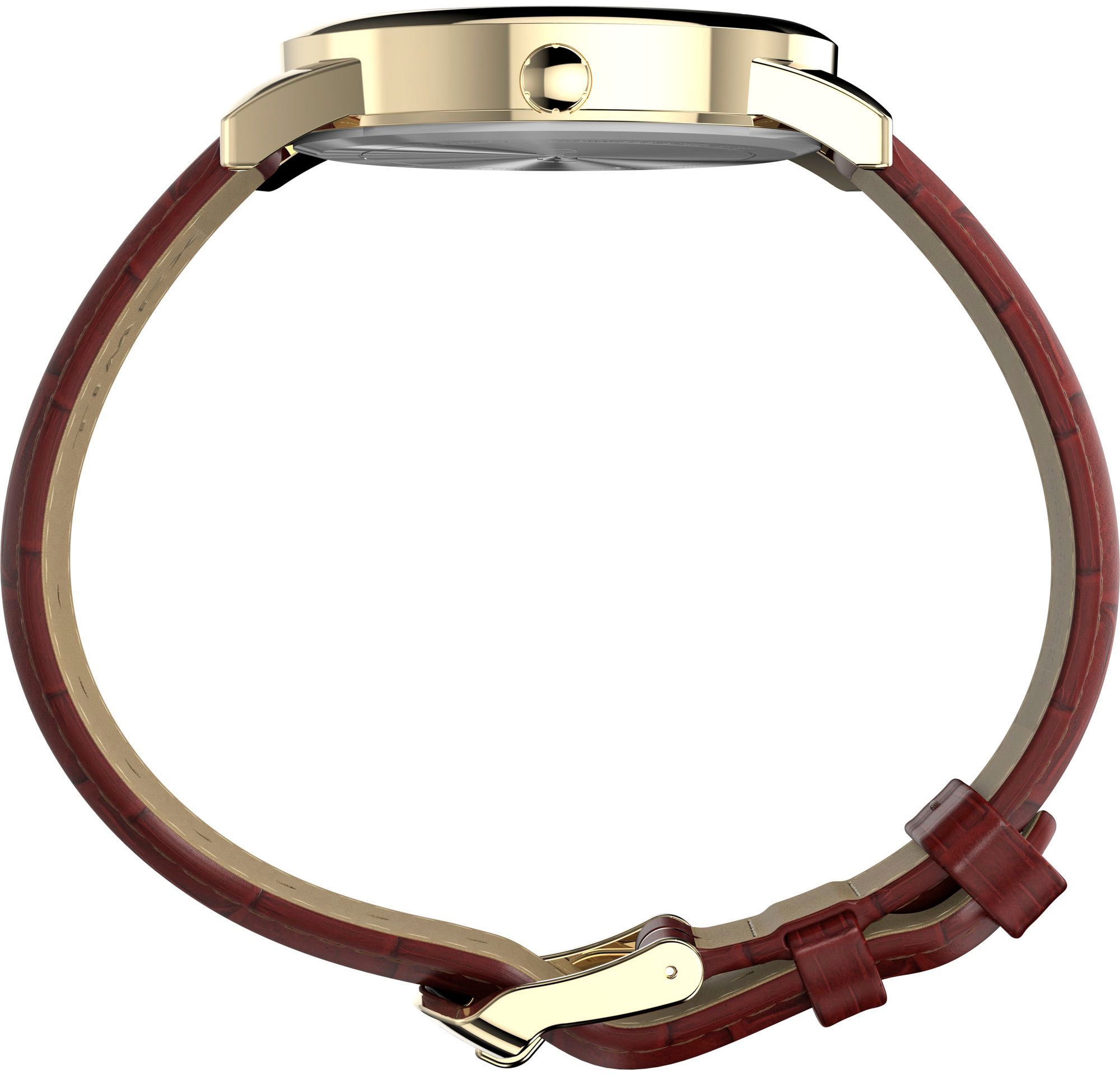 Timex Quarzuhr »EASY READER CLASSIC«, Armbanduhr, Herrenuhr, Damenuhr,Lederarmband,Datum