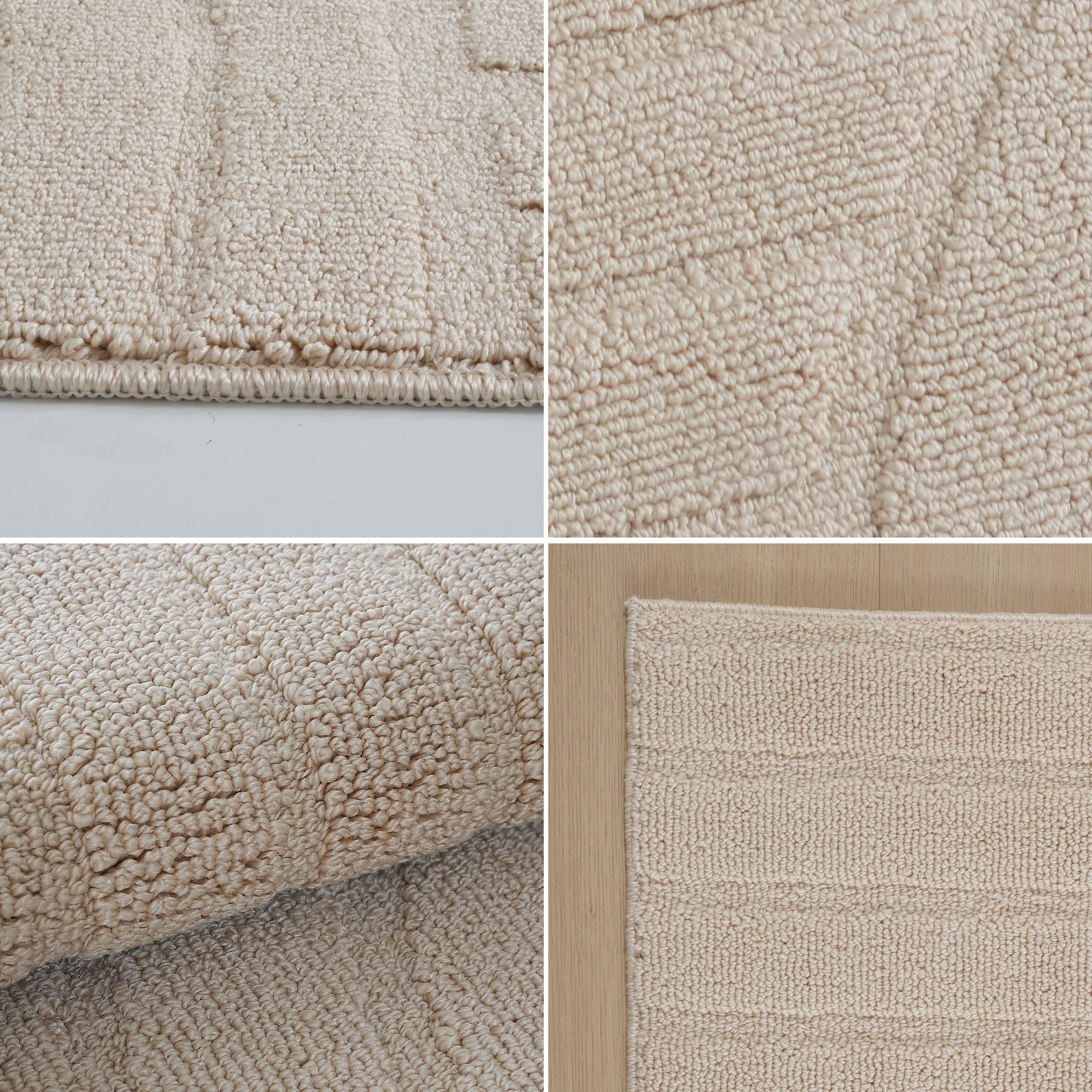 OTTO home Teppich »Neele, Boho-Design, Hoch-Tief, waschbar« rechteckig 12 mm Höhe 3D Optik, Skandinavisch, Designteppich, Wohnzimmer, Schlafzimmer