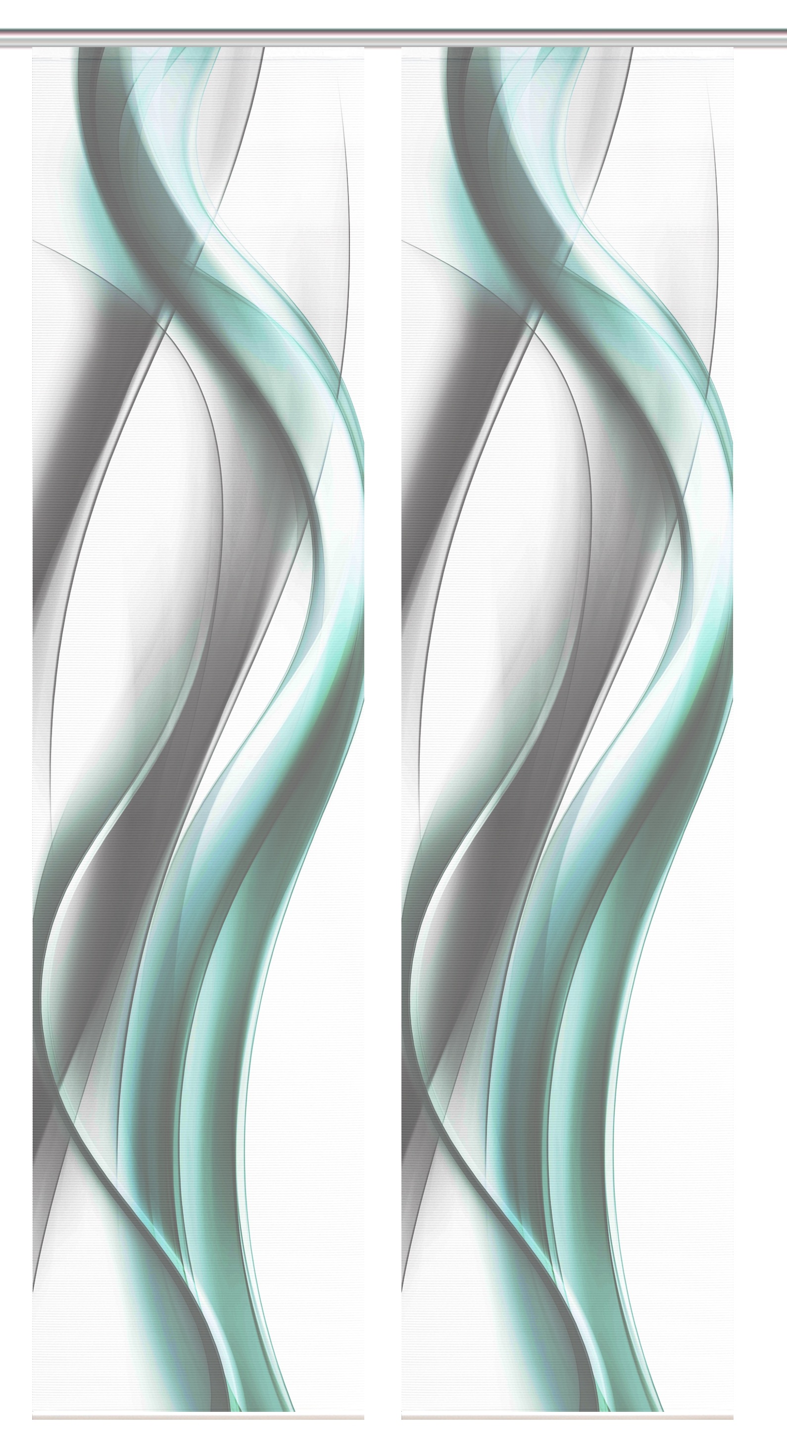 Vision S Schiebegardine »CARA« Paneelwagen 2 Stk. tlg. Schiebevorhang,Bambusoptik,Digitaldruck,SET