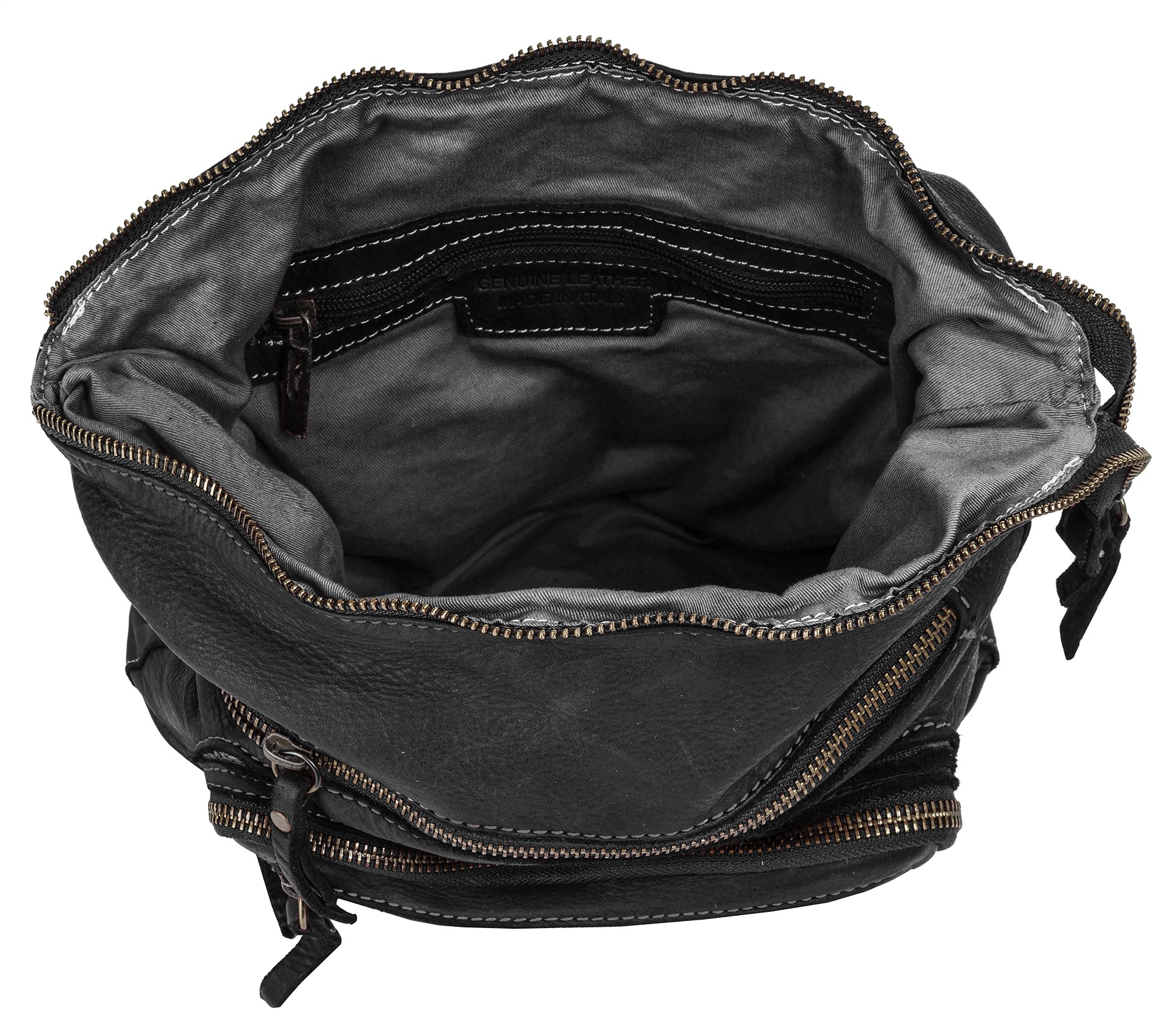 Cluty Shopper, echt Leder, Made in Italy