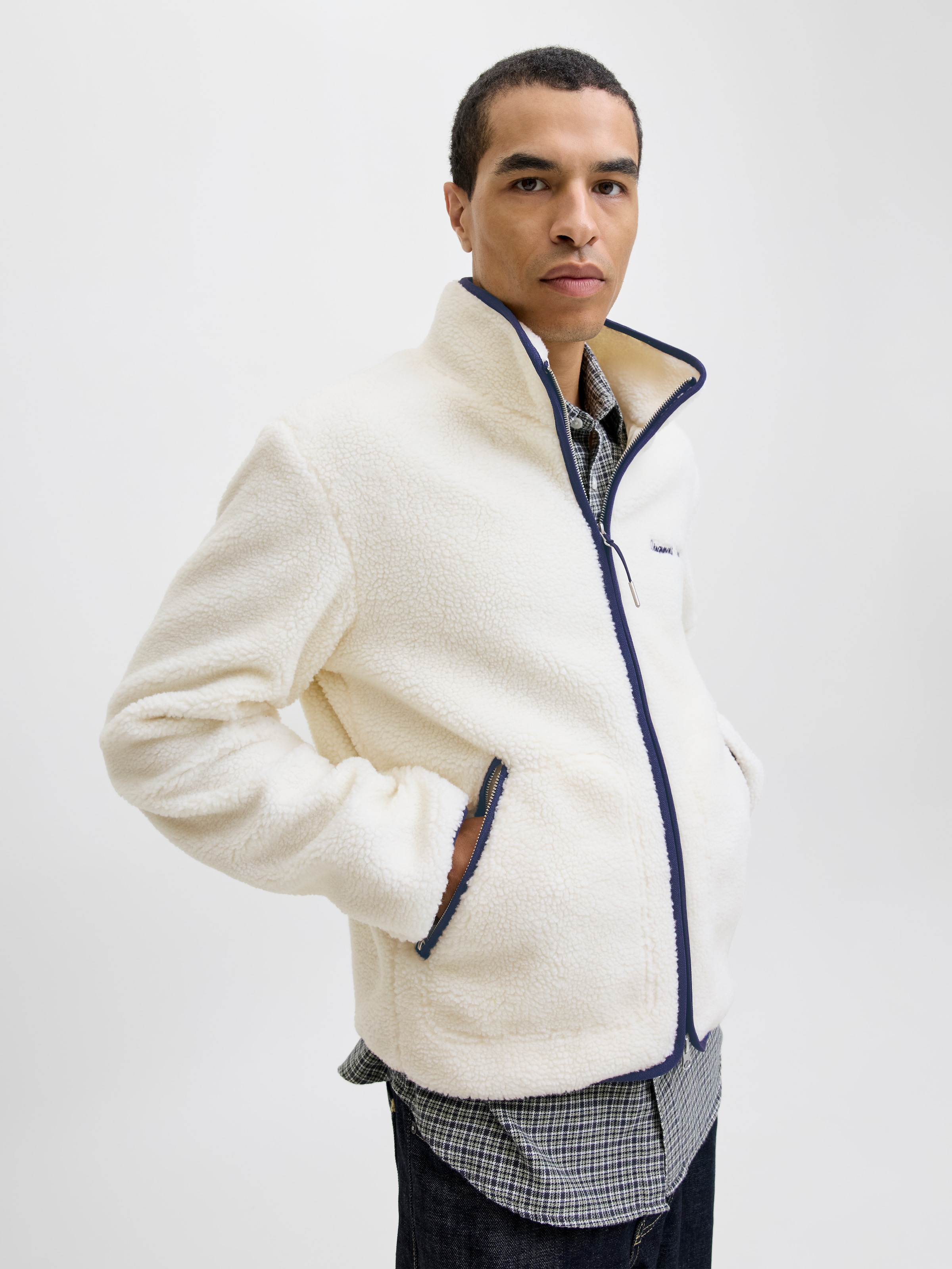 Jack & Jones Kurzjacke »JORNORREBRO TEDDY JACKET SN«