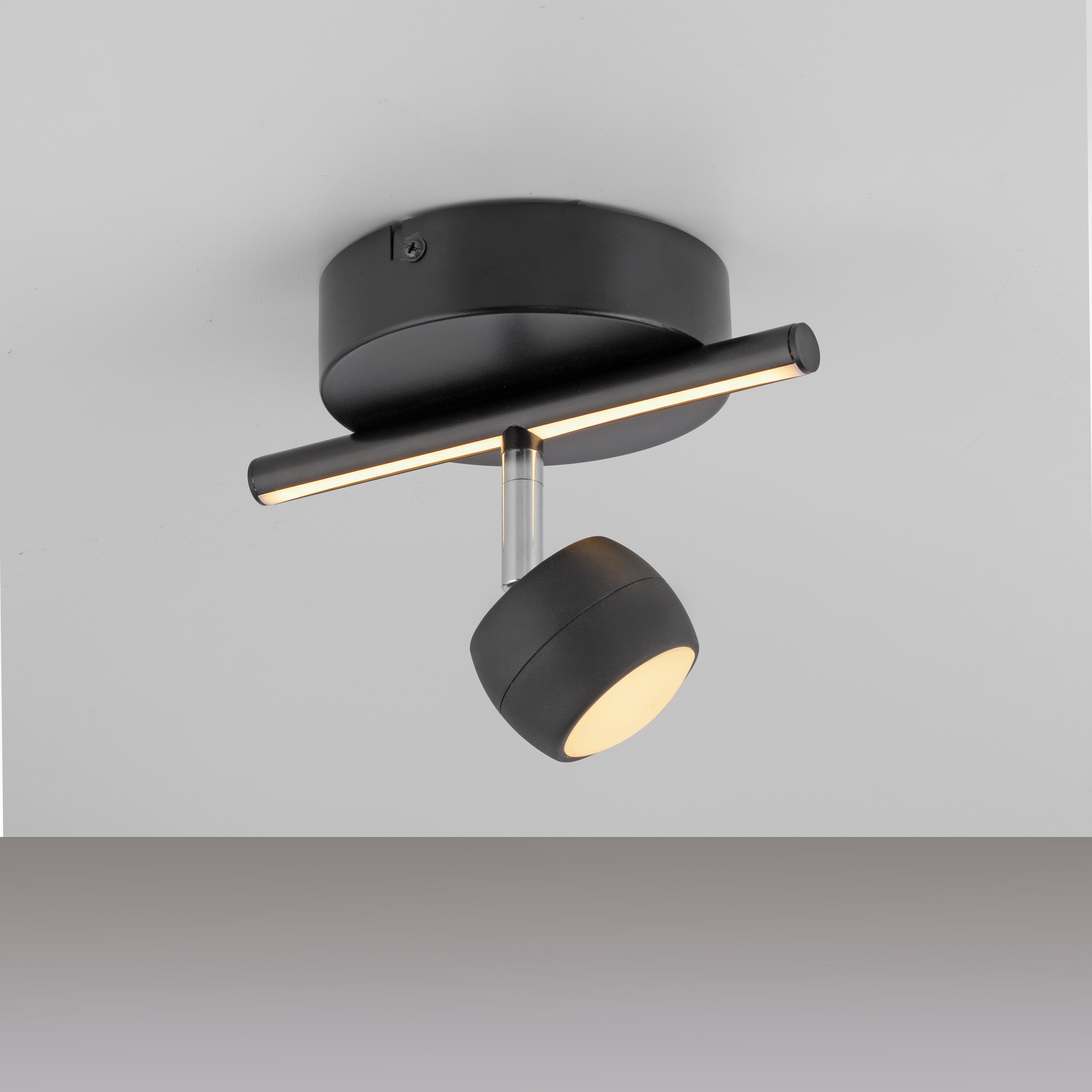 JUST LIGHT LED Deckenleuchte »JARIK« LED-Board 1 Stk. Warmweiß Serienschalter: Alles / Spots / Profile, getrennt schaltbar