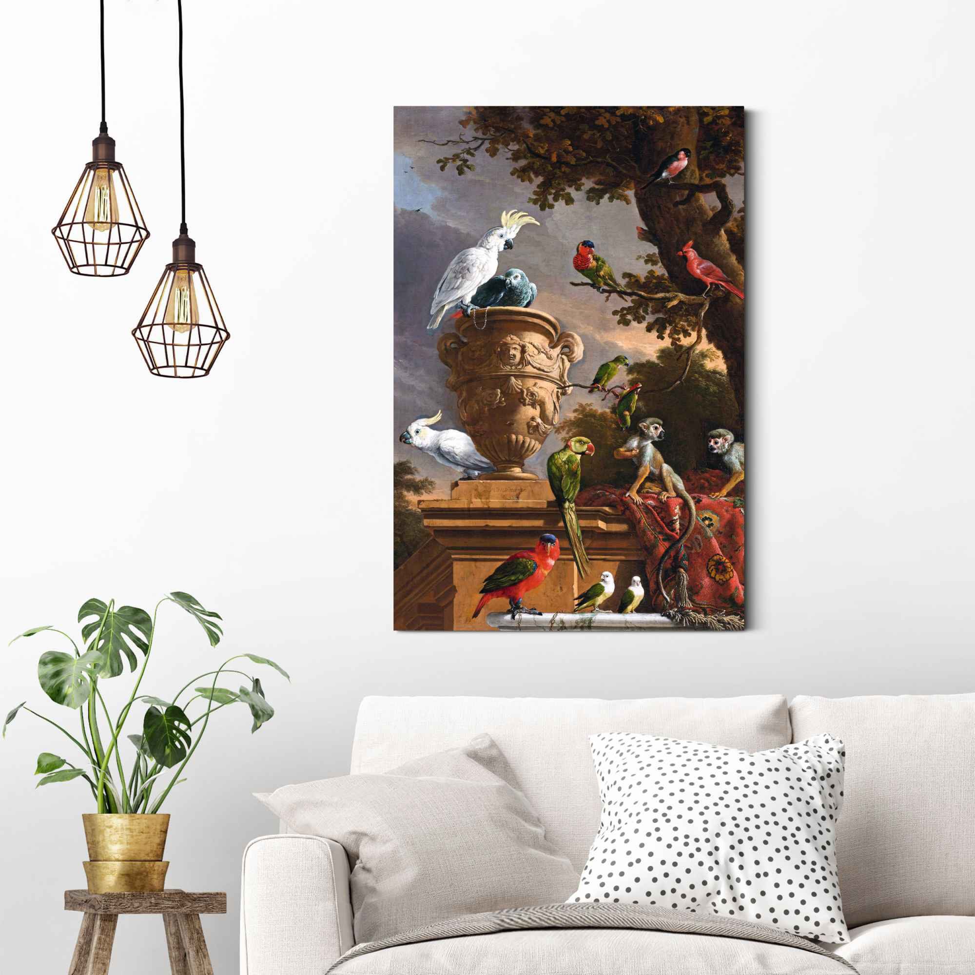 Reinders! Wandbild »Wandbild De Menagerie Melchior d'Hondecoeter - Reichsmuseum«, Kunst, (1 St.)